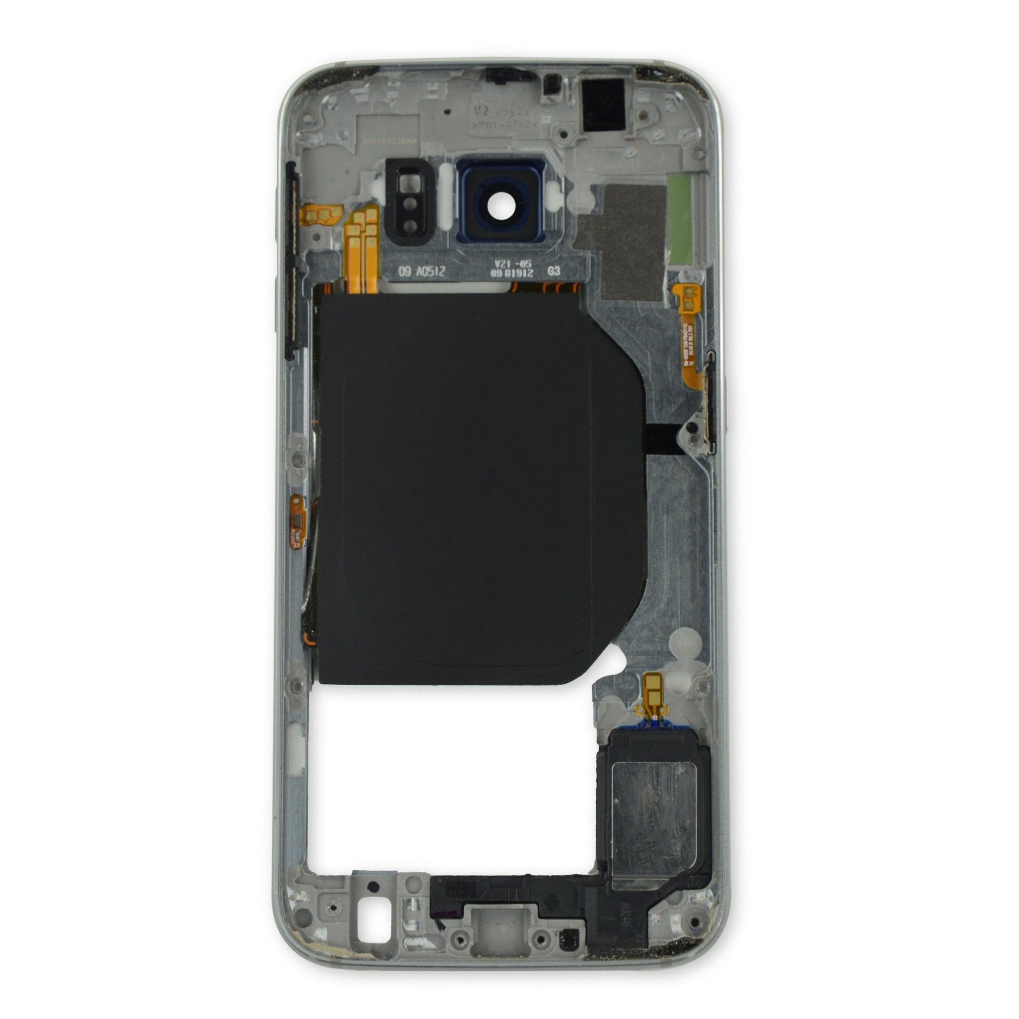 Galaxy S6 Midframe (Sprint) White Used, A-Stock