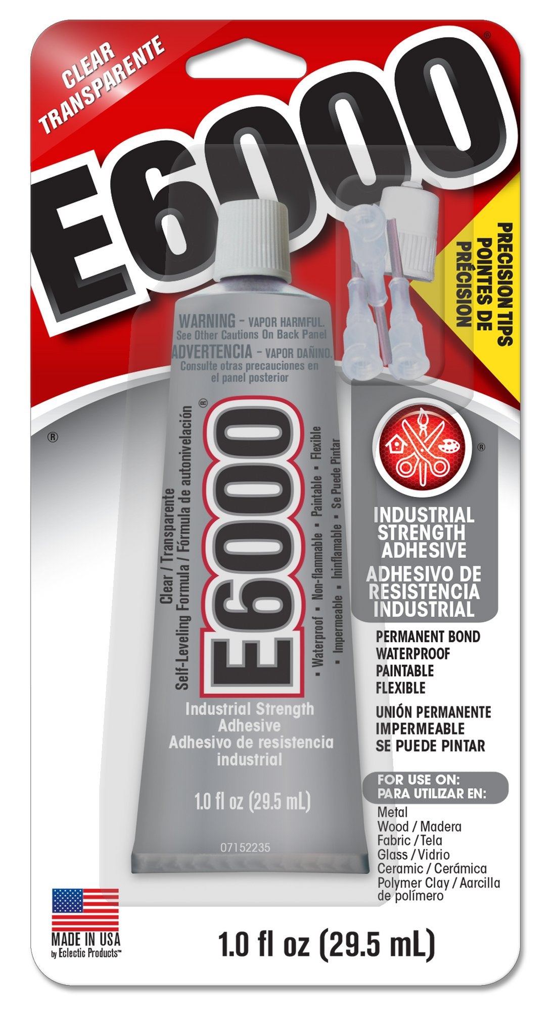 E6000 Adhesive Glue New 29.5 mL