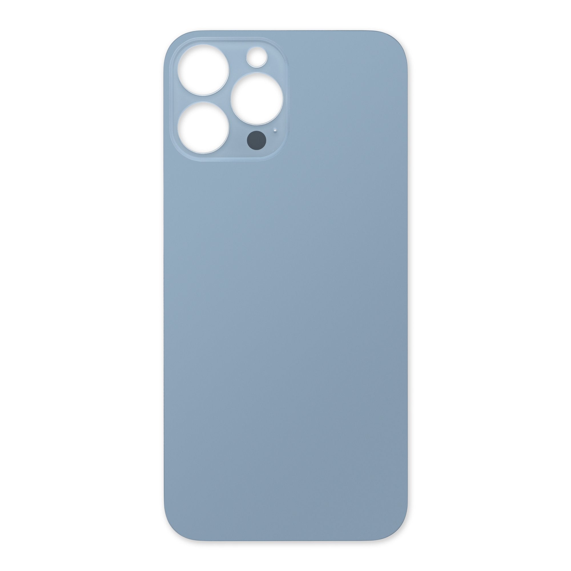 iPhone 13 Pro Max Aftermarket Blank Rear Glass Panel Blue New