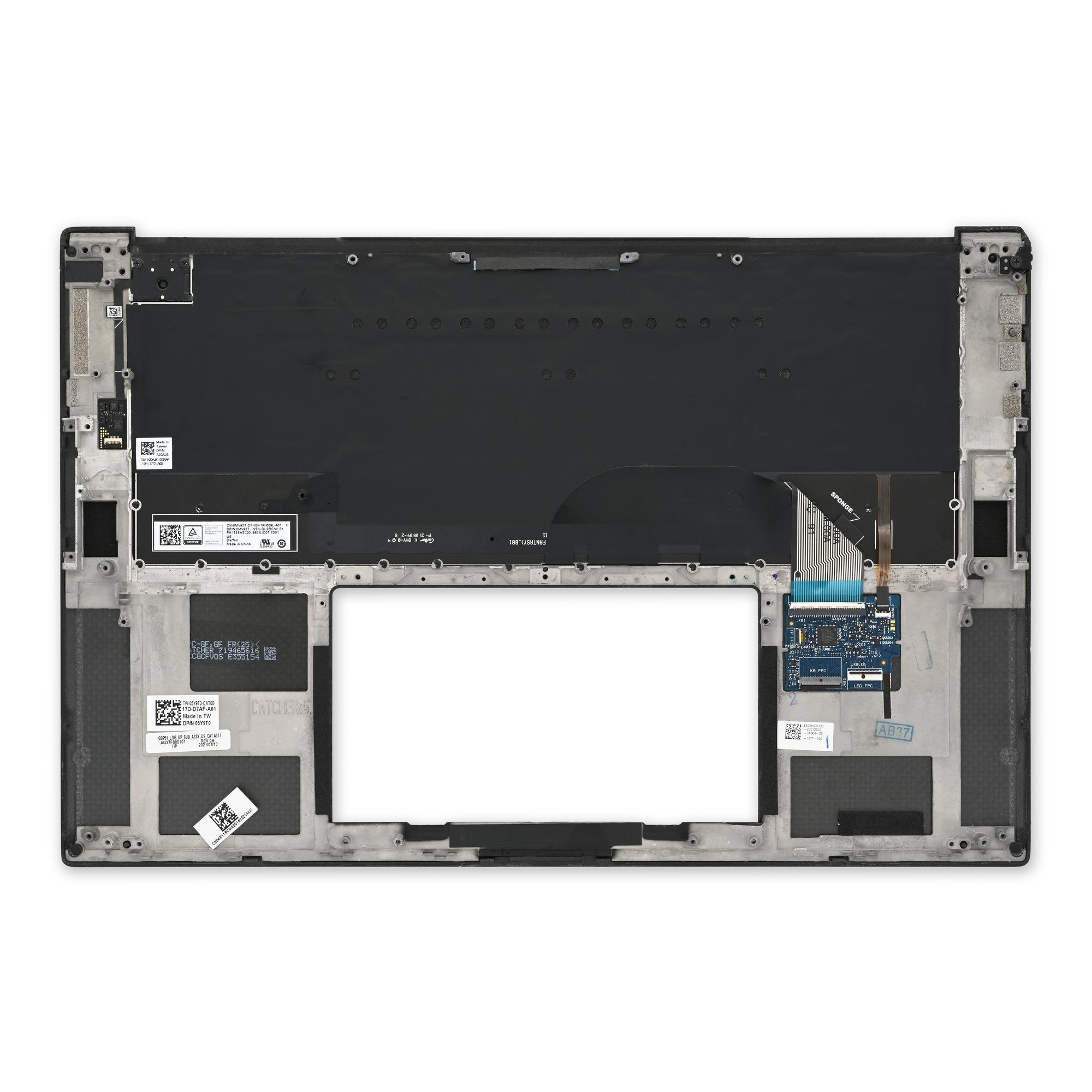 Dell XPS 15 9510 Upper Case Used, A-Stock