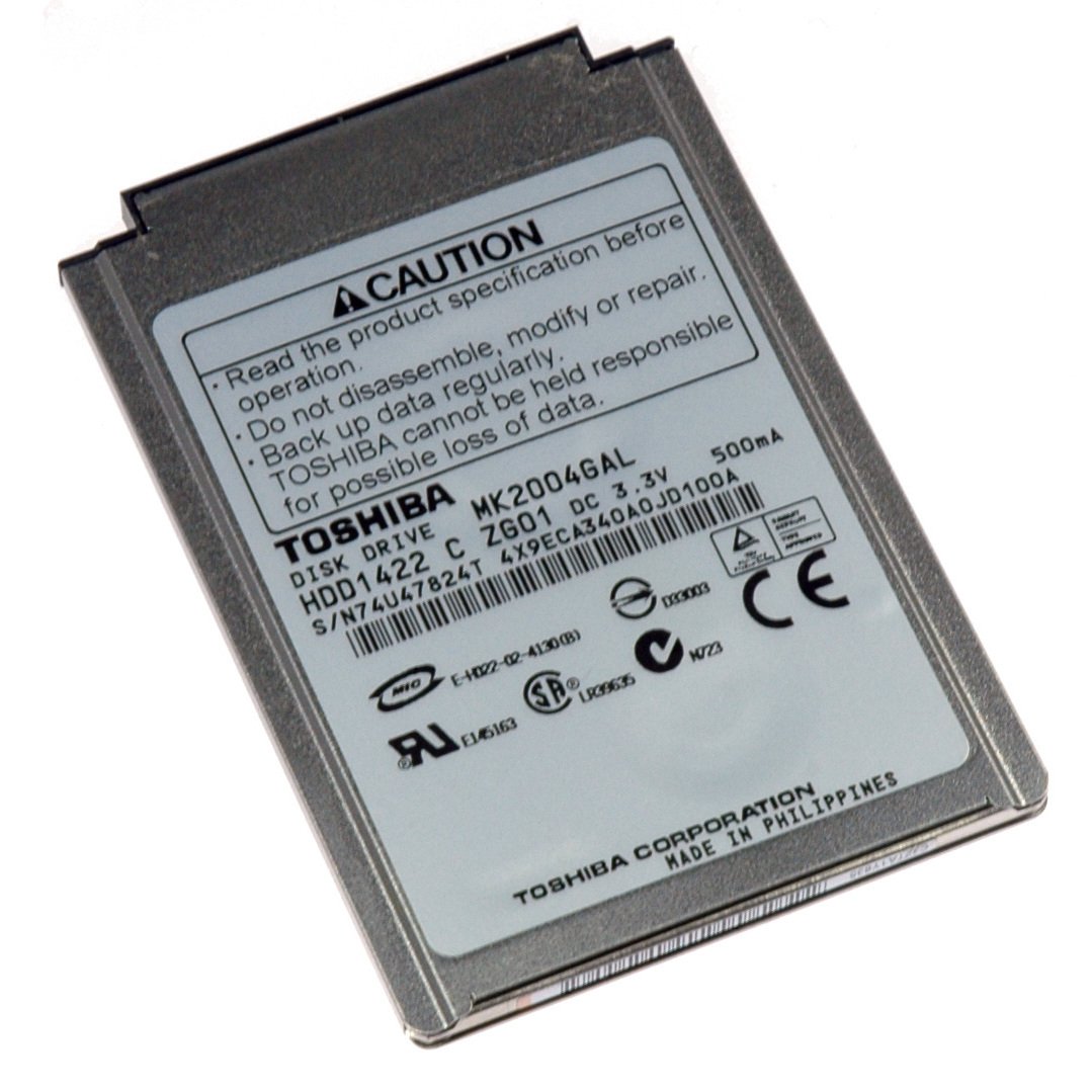 iPod 20 GB Hard Drive Used Without Padding