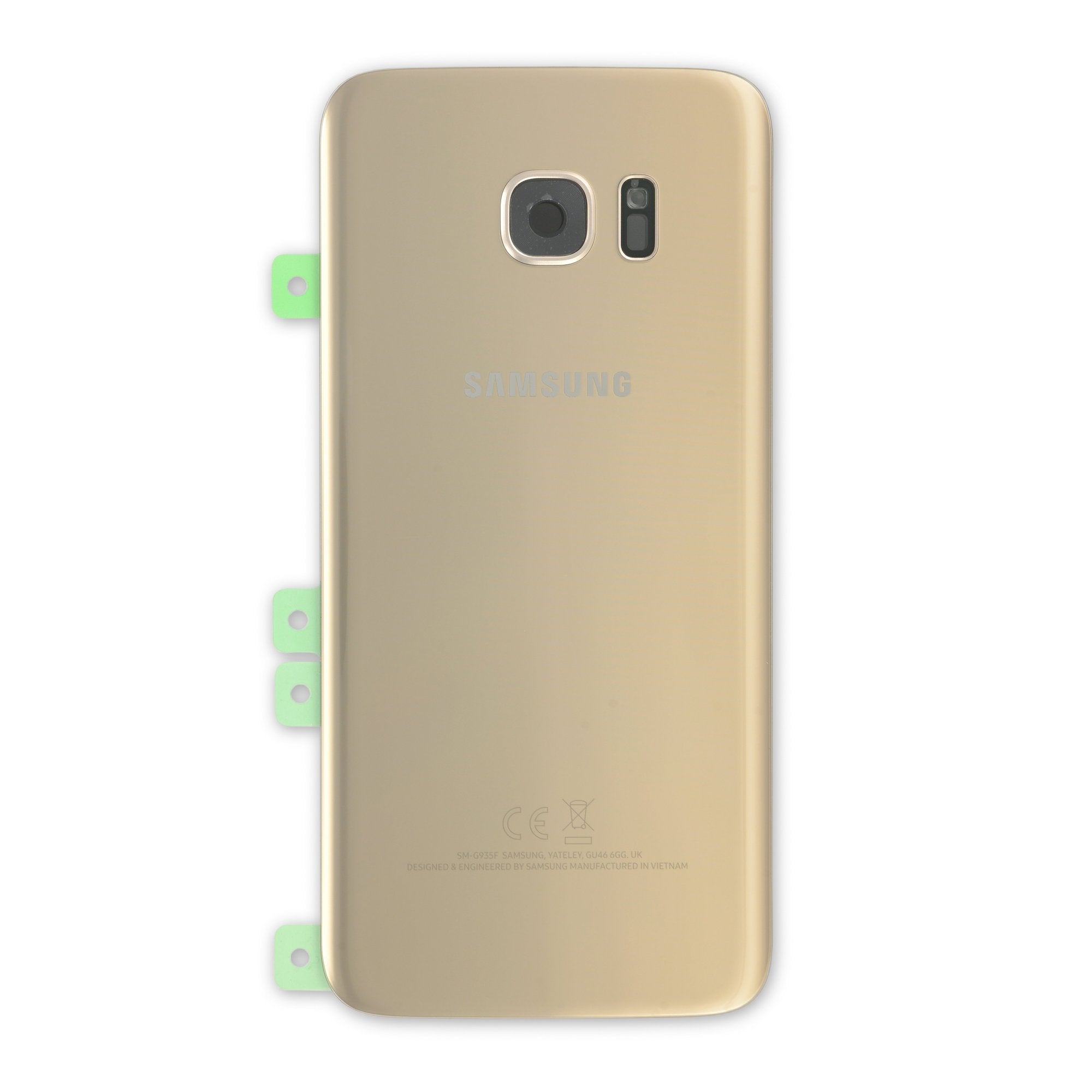 Galaxy S7 Edge Rear Glass Panel/Cover - Original Gold New Part Only