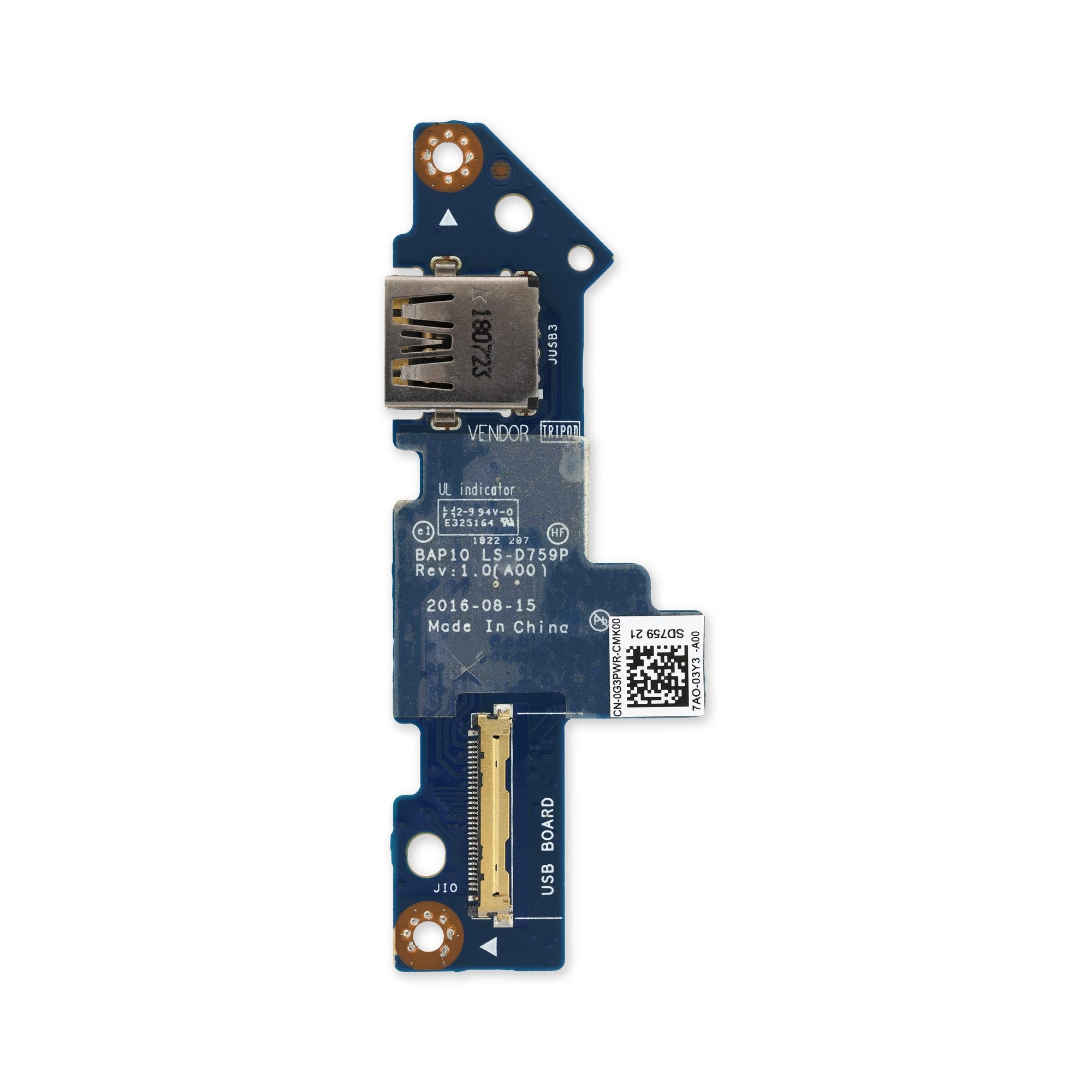 Dell Alienware 17 R4 I/O Board - G3PWR New