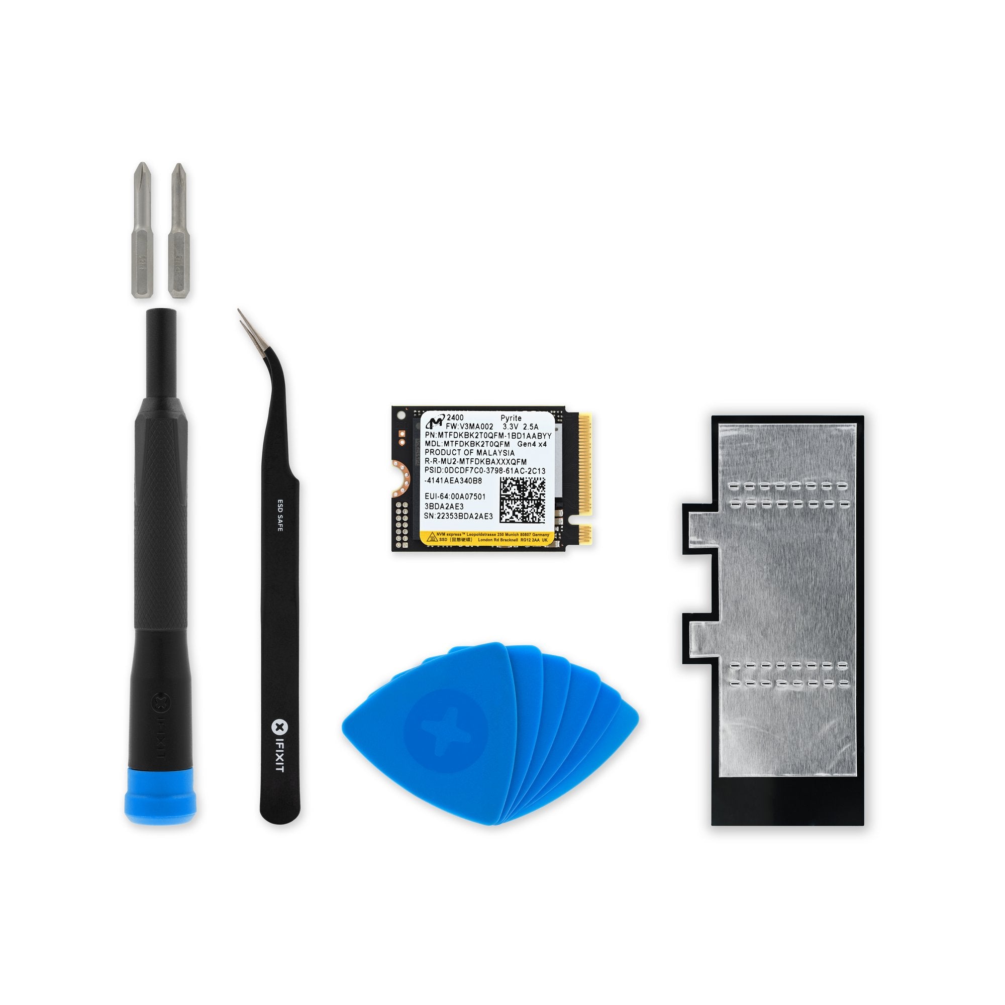 Micron 2400 NVMe PCIe Gen4 2230 | 2TB SSD Upgrade Kit