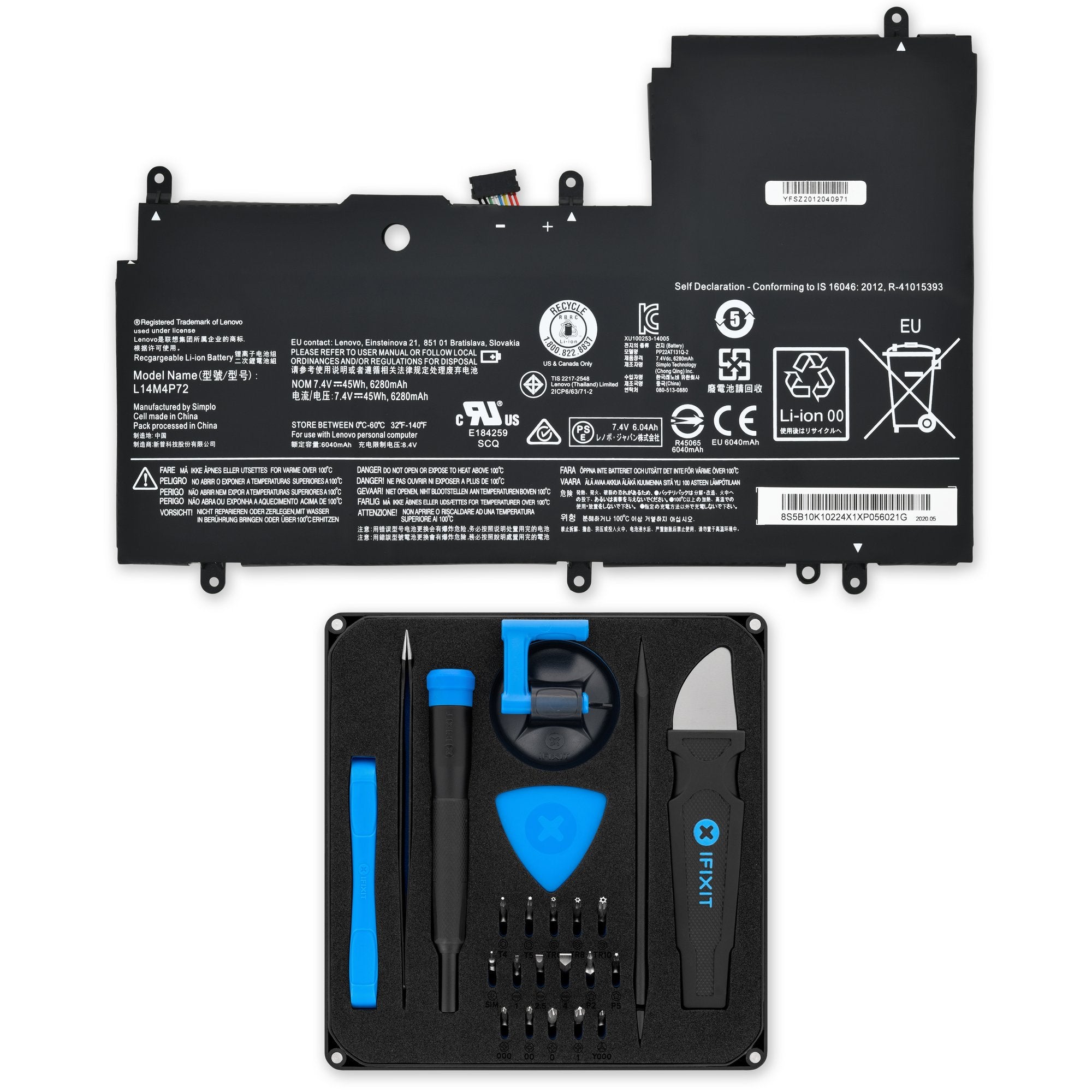 Lenovo Yoga 700-14ISK Battery New Fix Kit