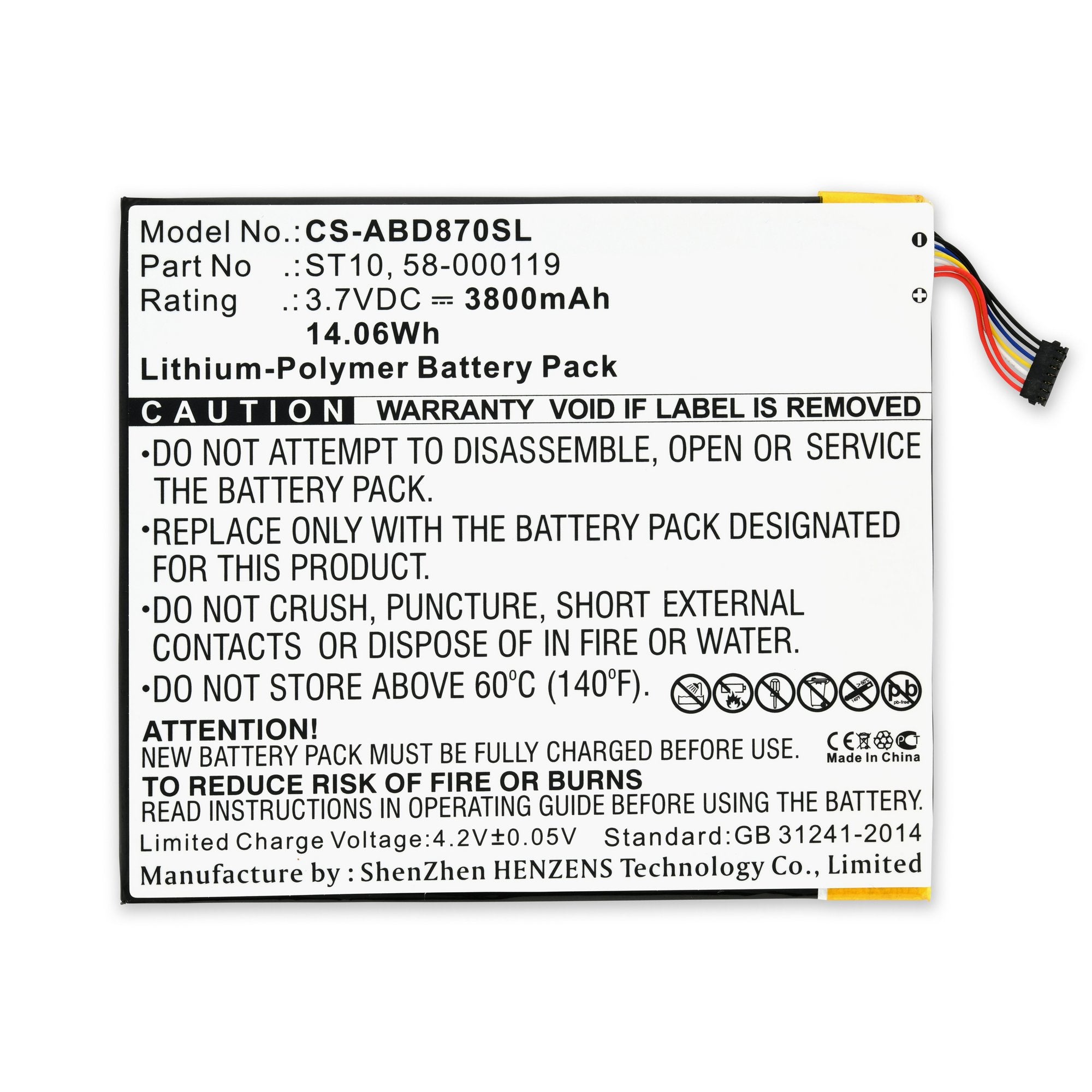 Amazon Fire HD 10 (5th Gen) Battery New