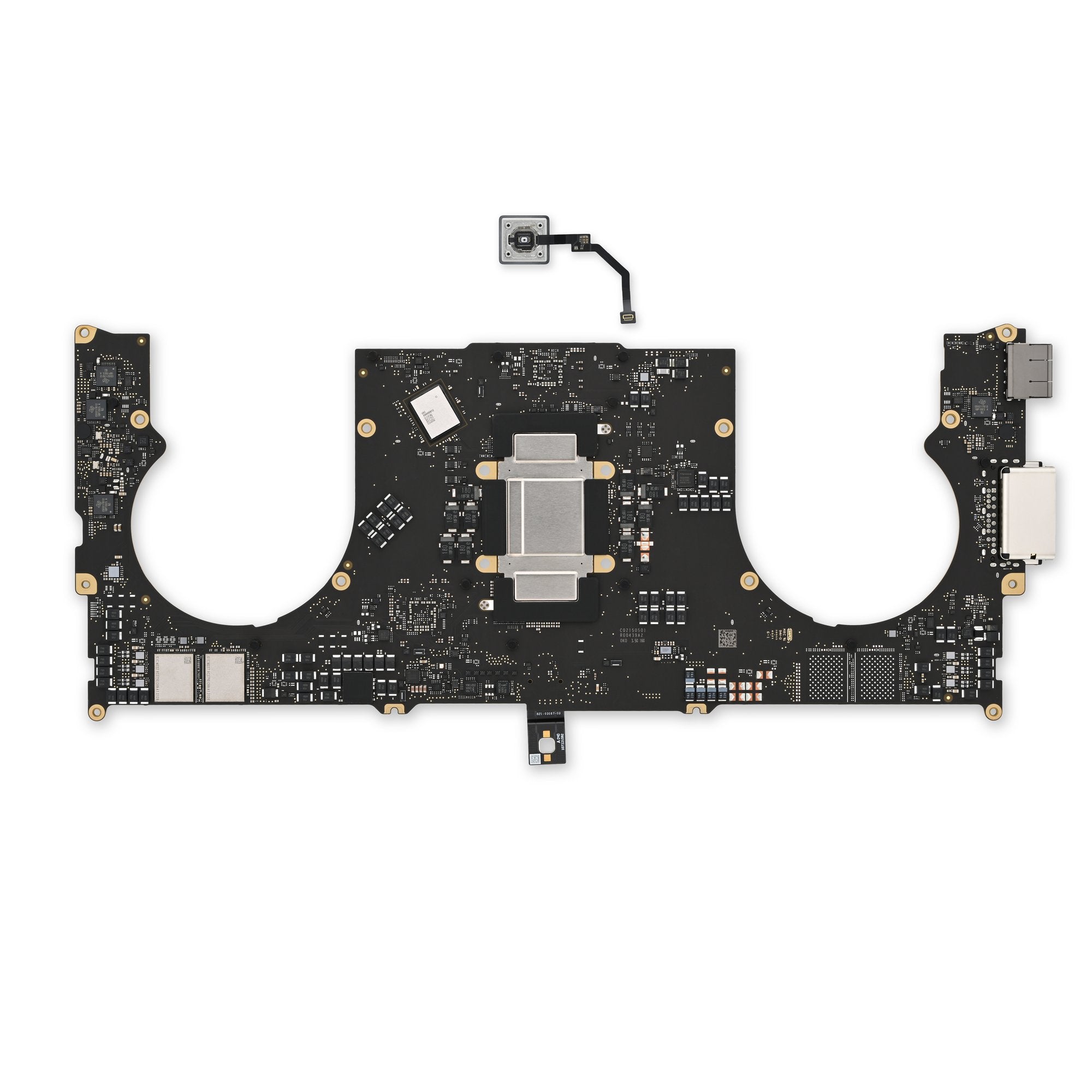 MacBook Pro 14" (2021 A2442) 10-Core CPU/16-Core GPU Logic Board with Paired Touch ID Sensor 16 GB RAM 1 TB Used