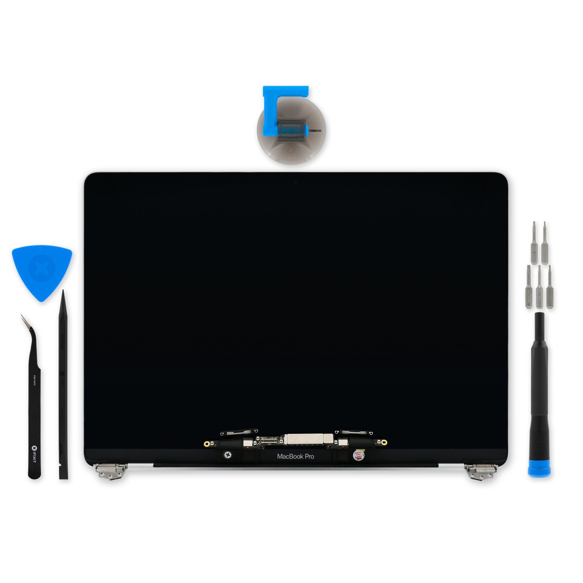 MacBook Pro 13" Retina (Late 2016-2017) Display Assembly Silver Used, Premium Fix Kit