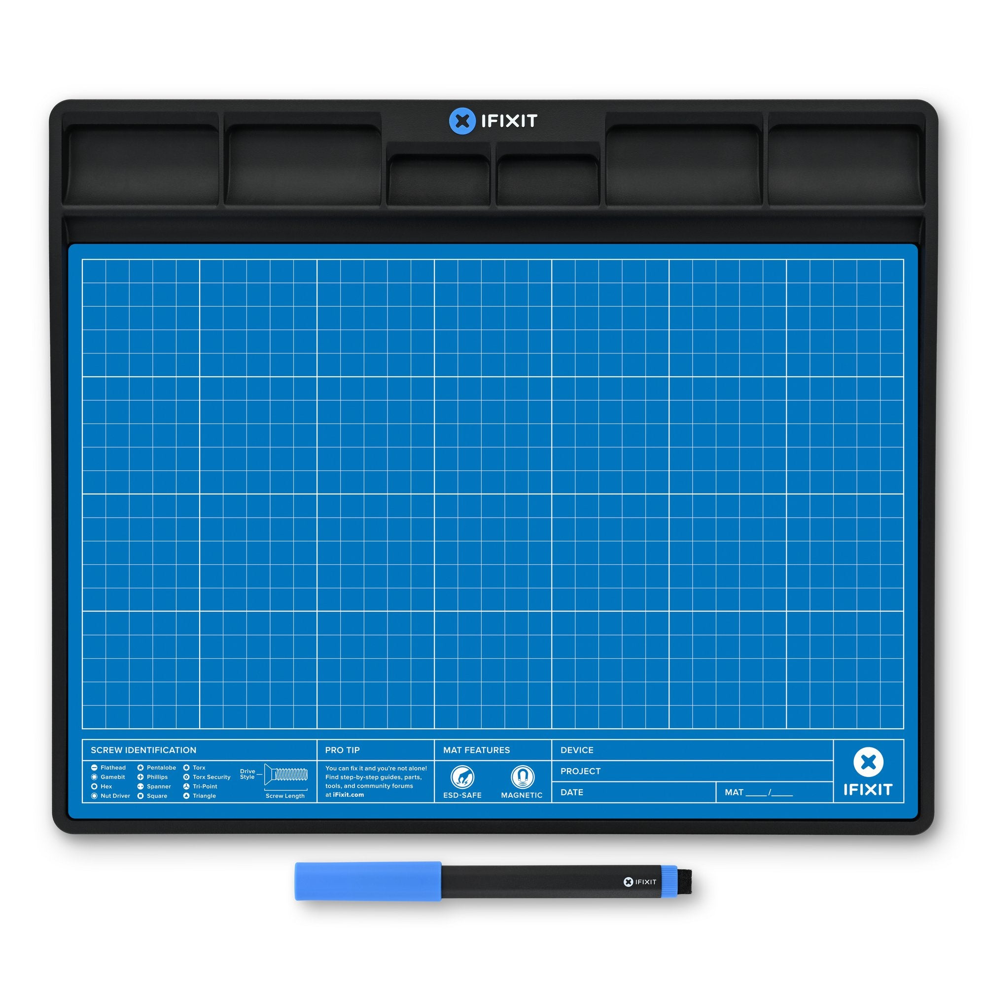 iFixit Nylon Tipped Straight Tweezers for Electronics Repair