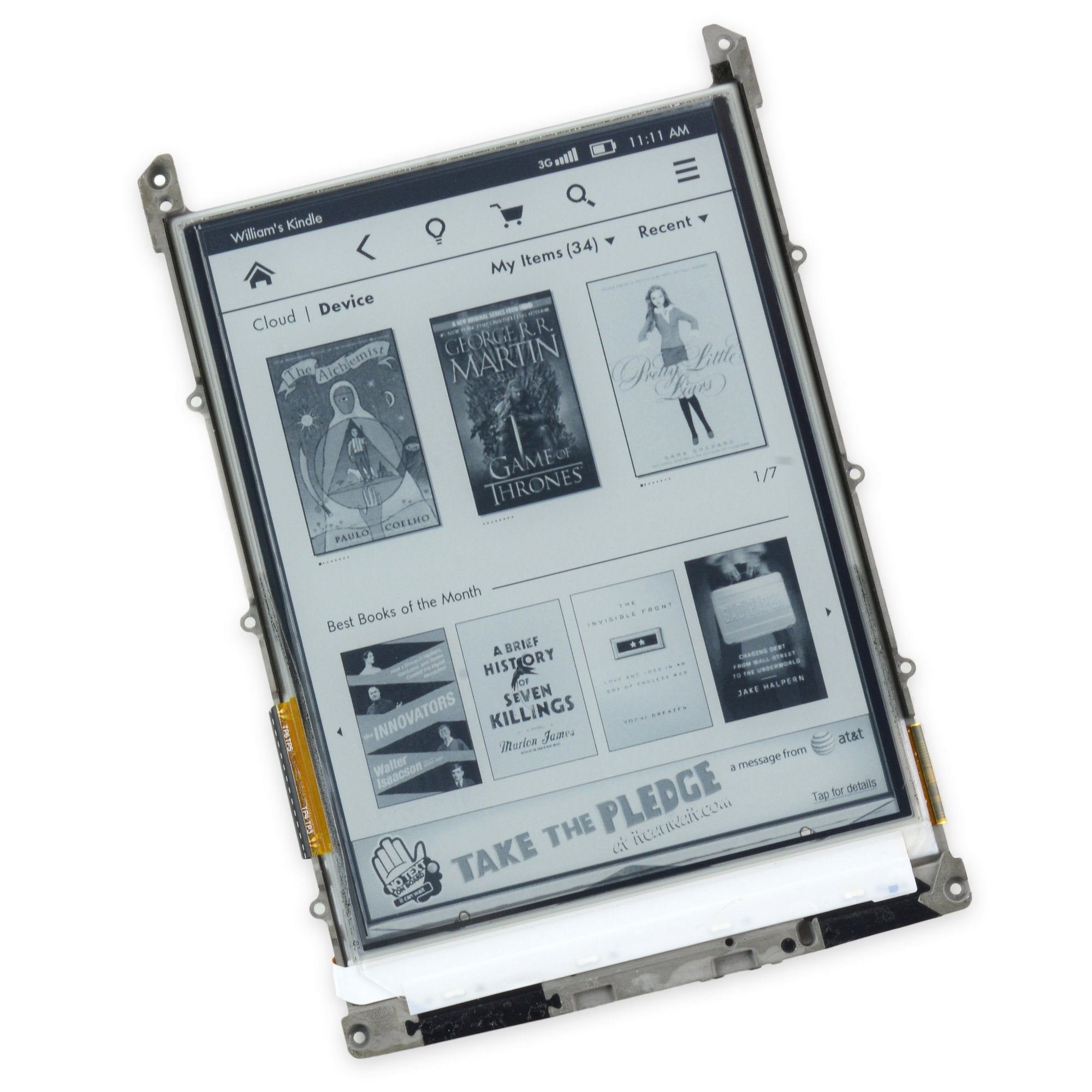 Kindle Paperwhite (1st Gen) Display Assembly