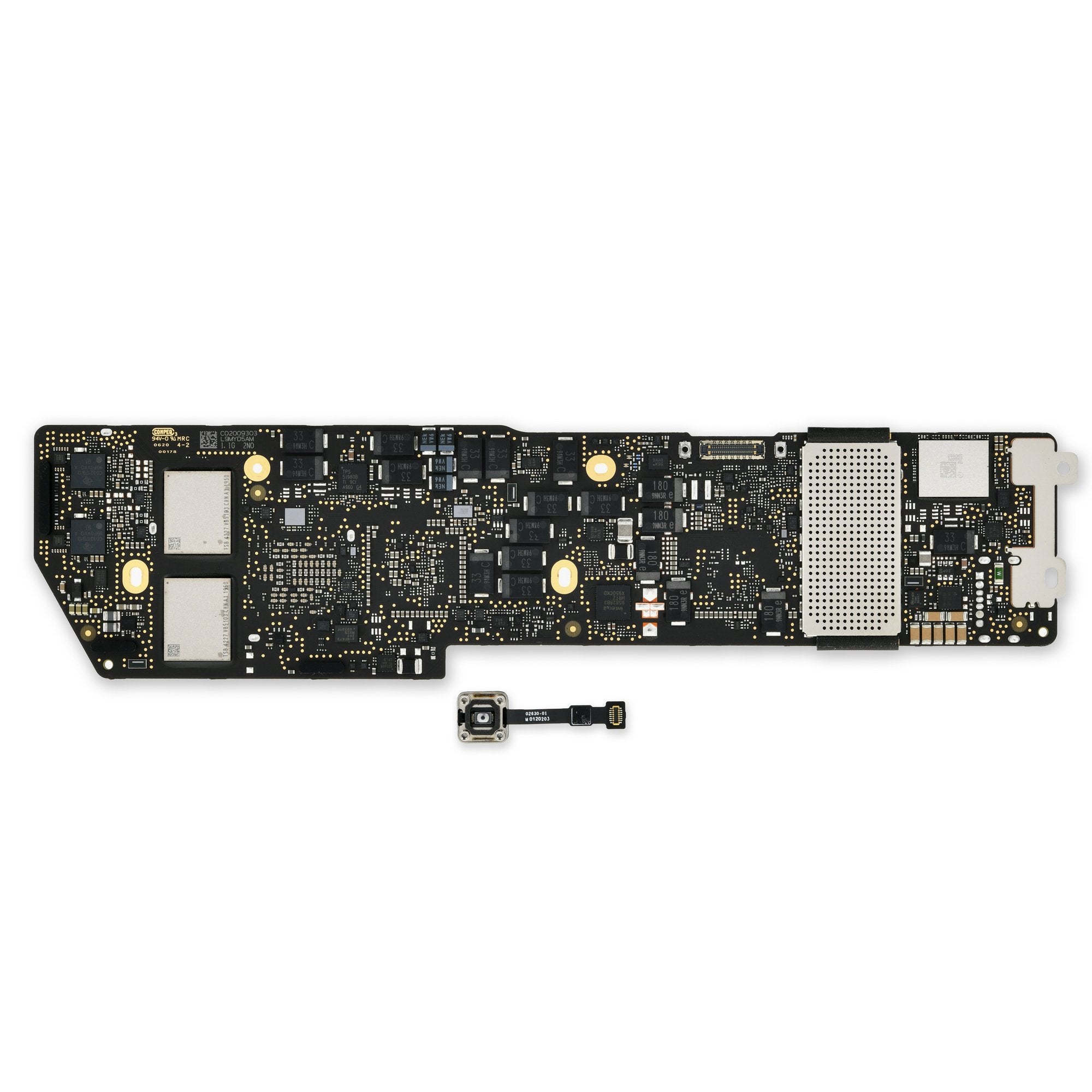 MacBook Air 13" (A2179, Early 2020) 1.1 GHz Core i3 Logic Board with Paired Touch ID Sensor 8 GB RAM 512 GB Used