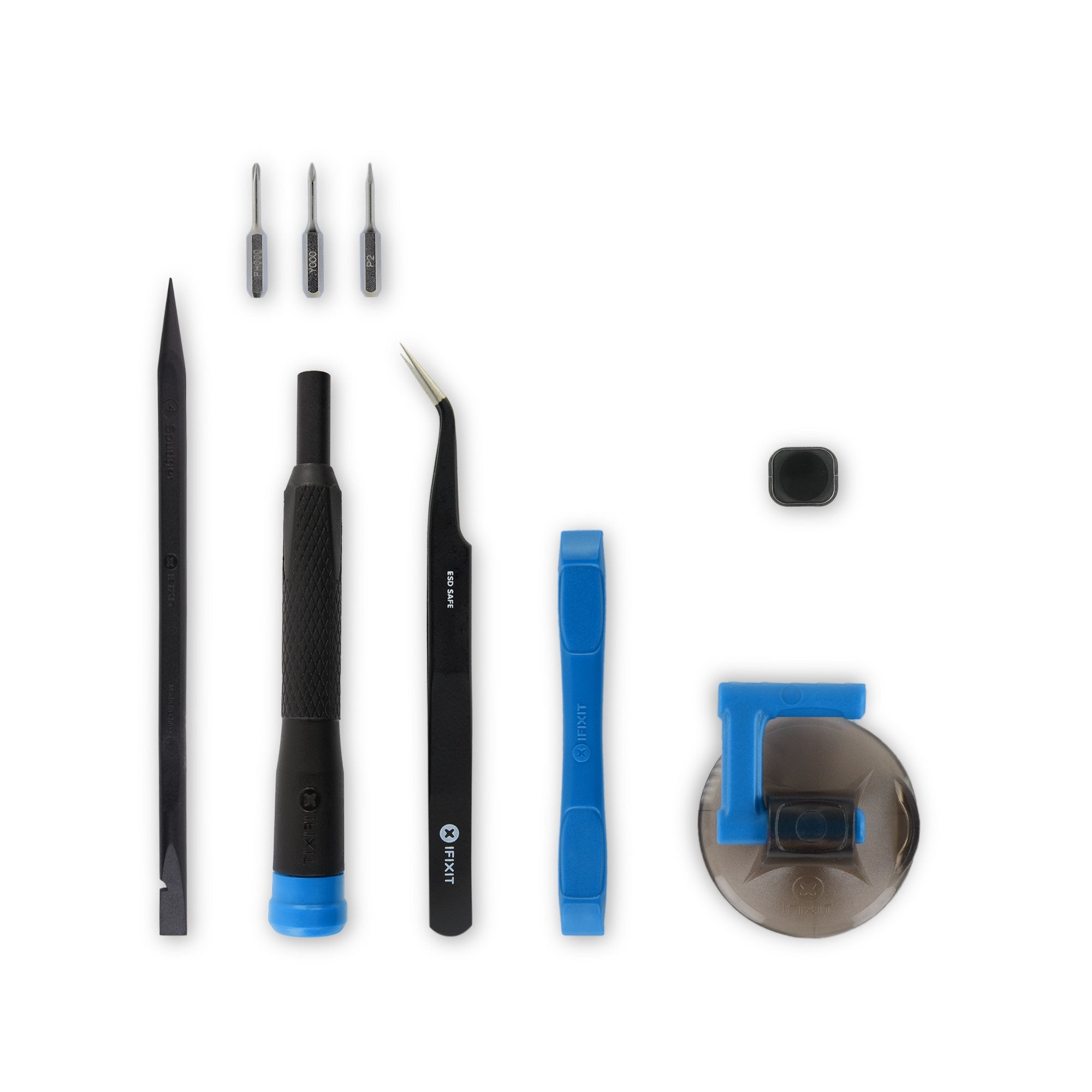 iPhone 5 and 5c Home Button Black New Fix Kit