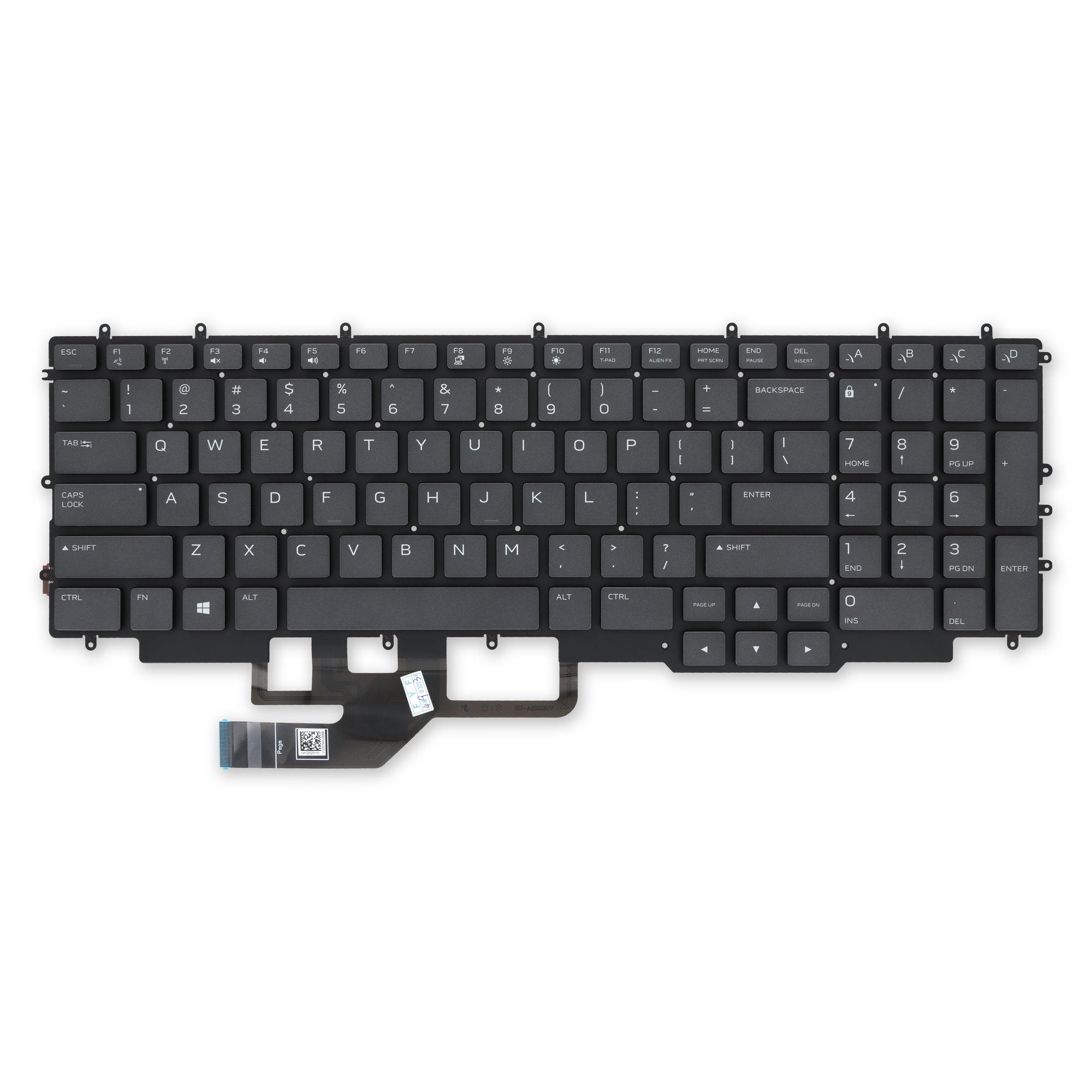 Dell Alienware m17 R3 and R4 Backlit Keyboard - 29CVF New
