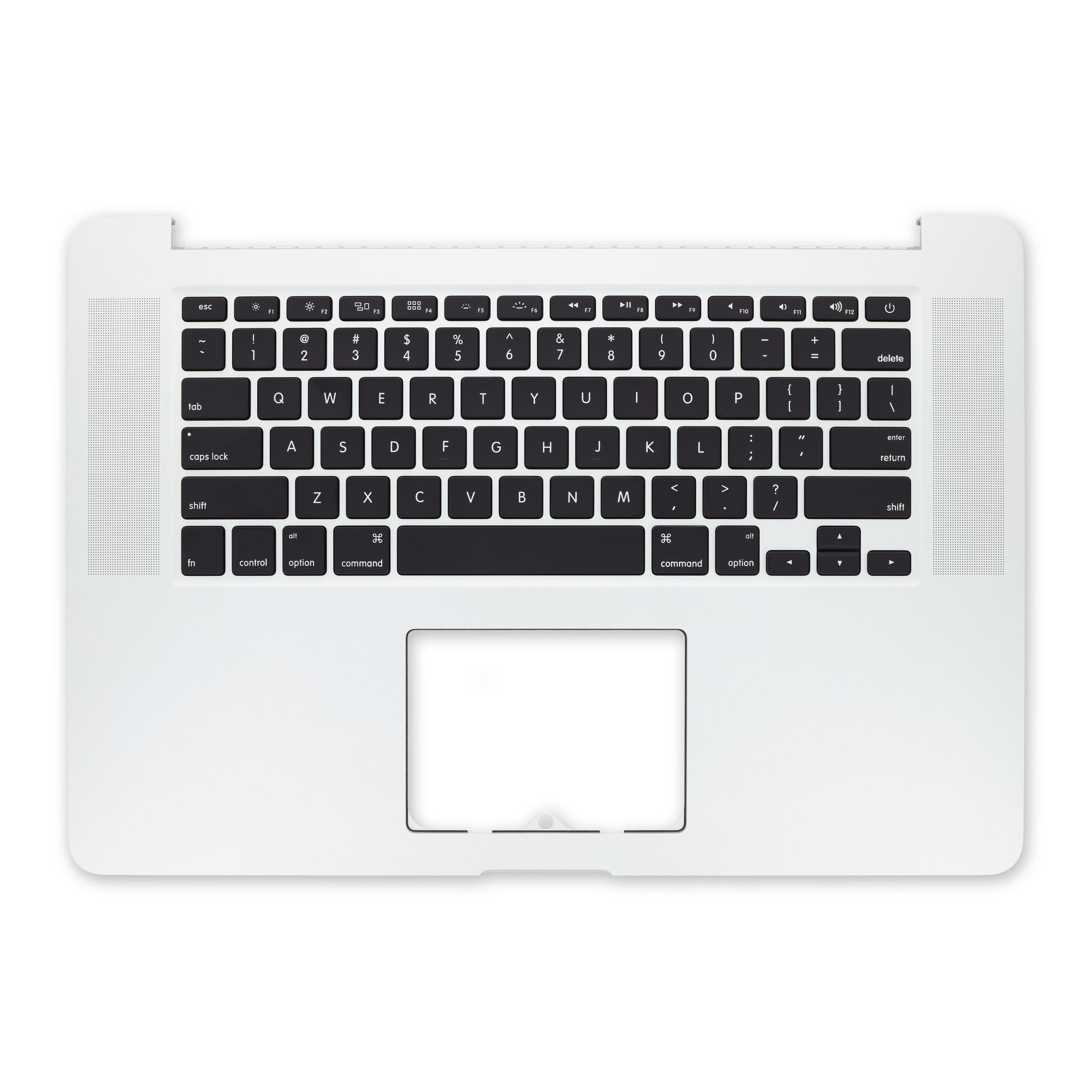 MacBook Pro 15" Retina (Mid 2012-Early 2013) Upper Case Assembly Used, A-Stock No Trackpad or Battery