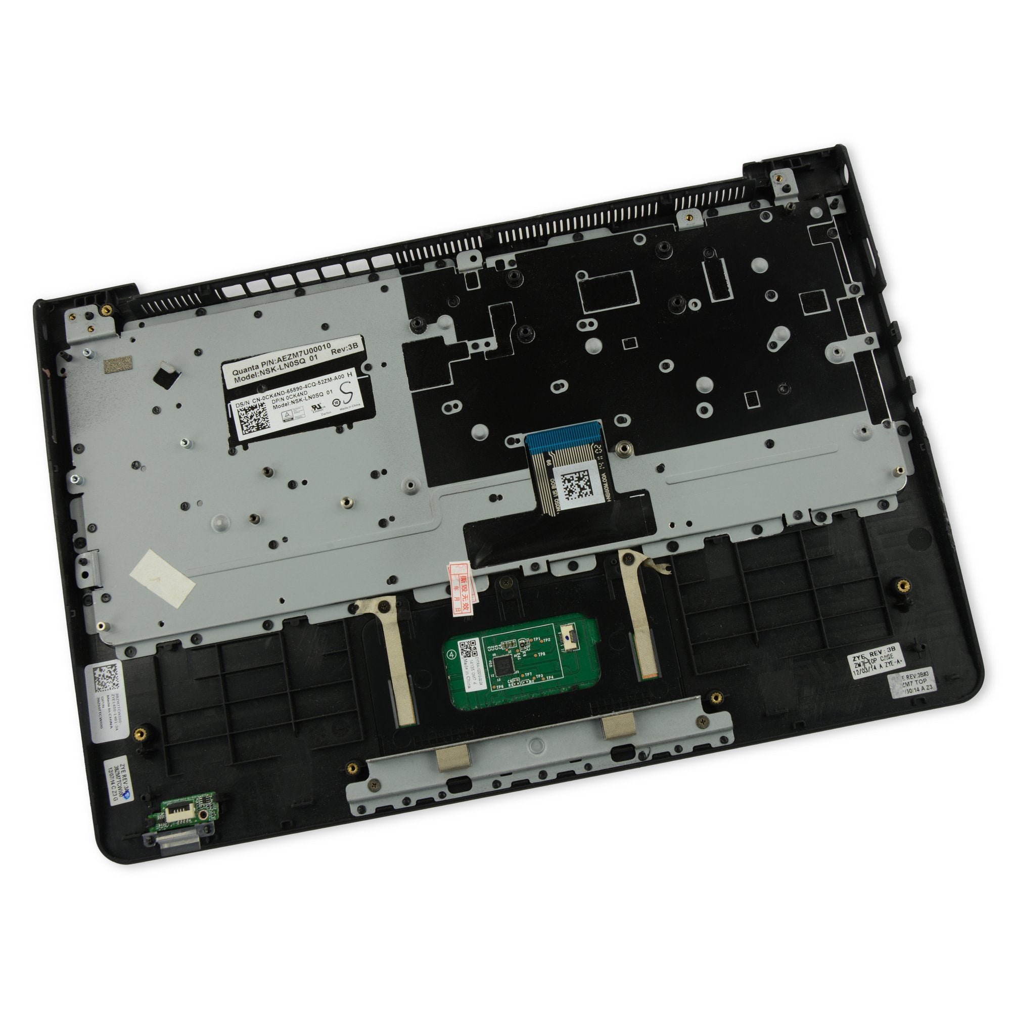 Dell Chromebook 11 CB1C13 Keyboard Touchpad Assembly