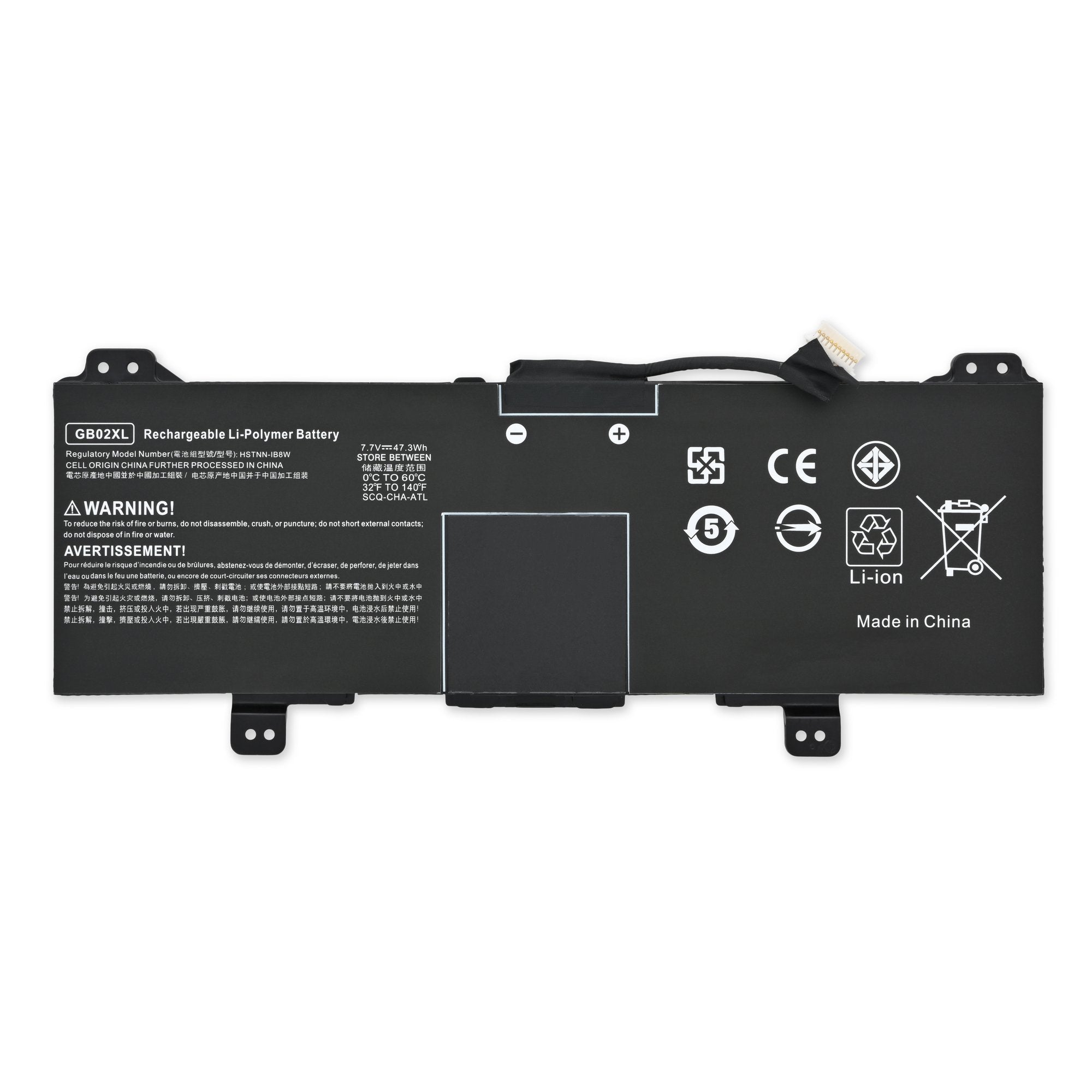HP GB02XL Battery New Part Only