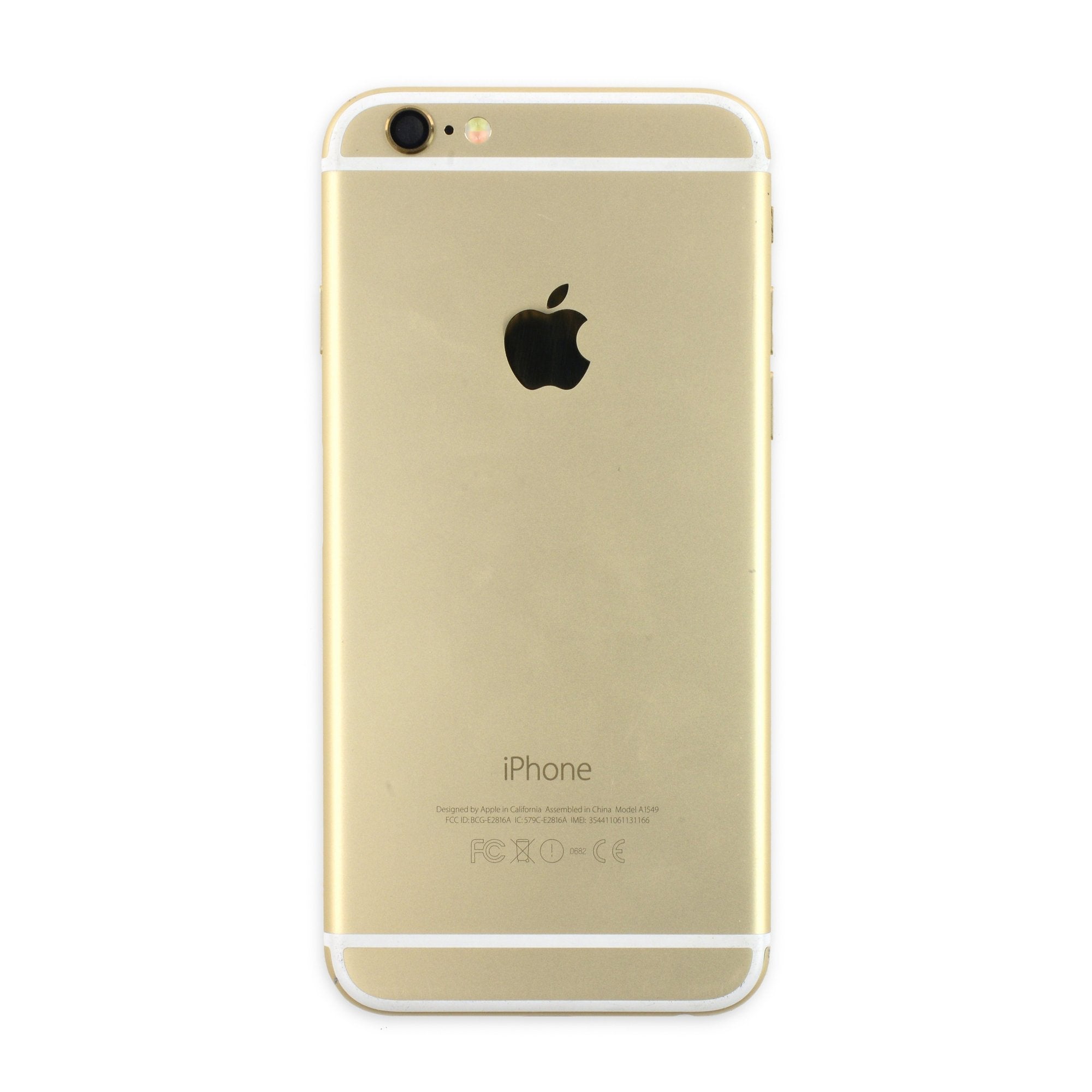 iPhone 6 OEM Rear Case Gold Used, A-Stock