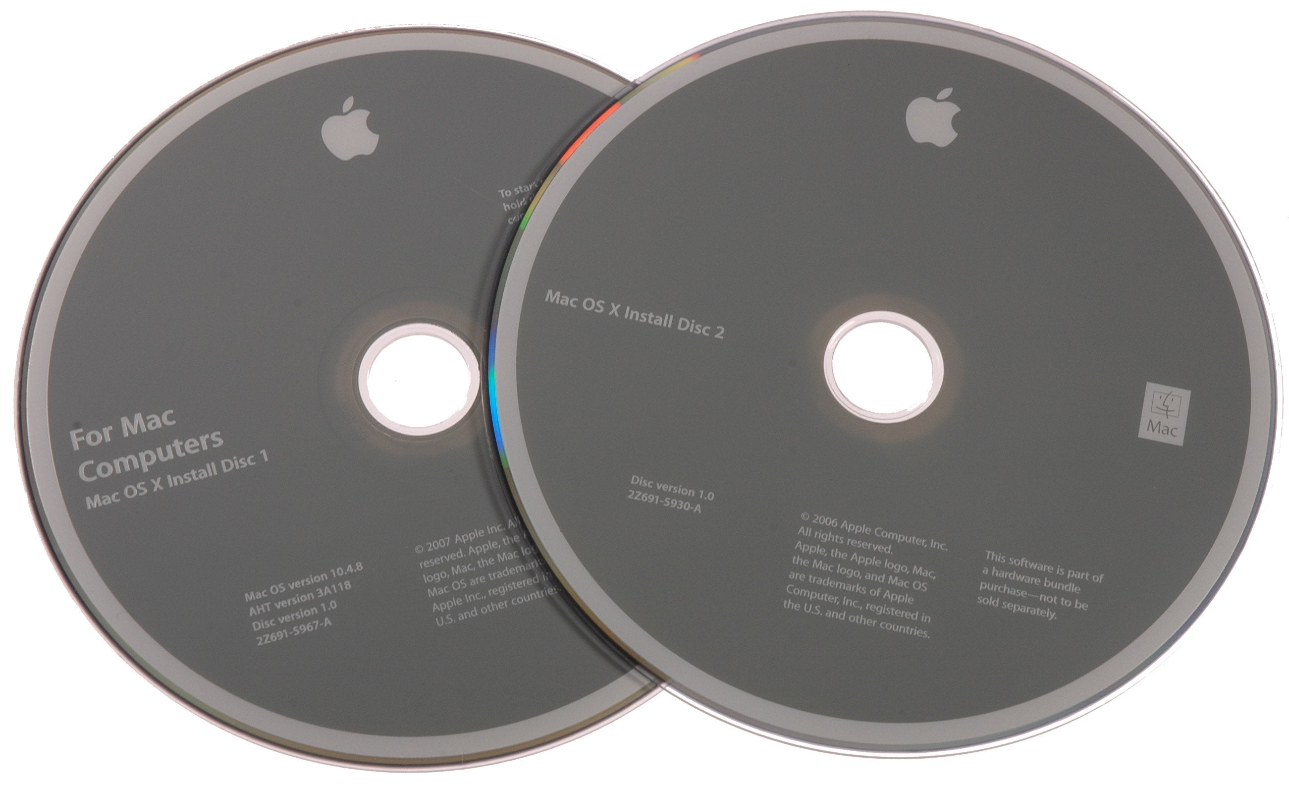 MacBook Pro 15" (Model A1211) Restore DVDs