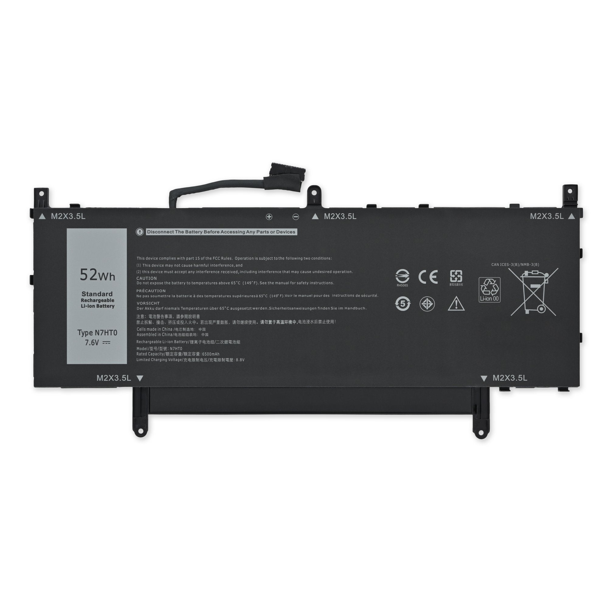 Dell Latitude 9520 Battery New Part Only