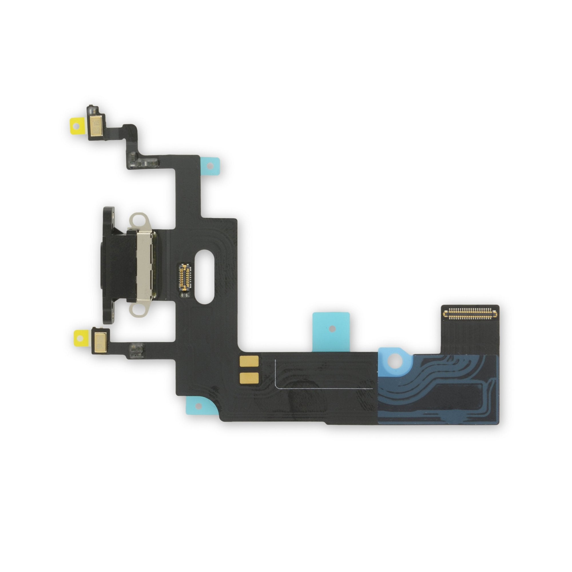 iPhone XR Lightning Connector Assembly Black New