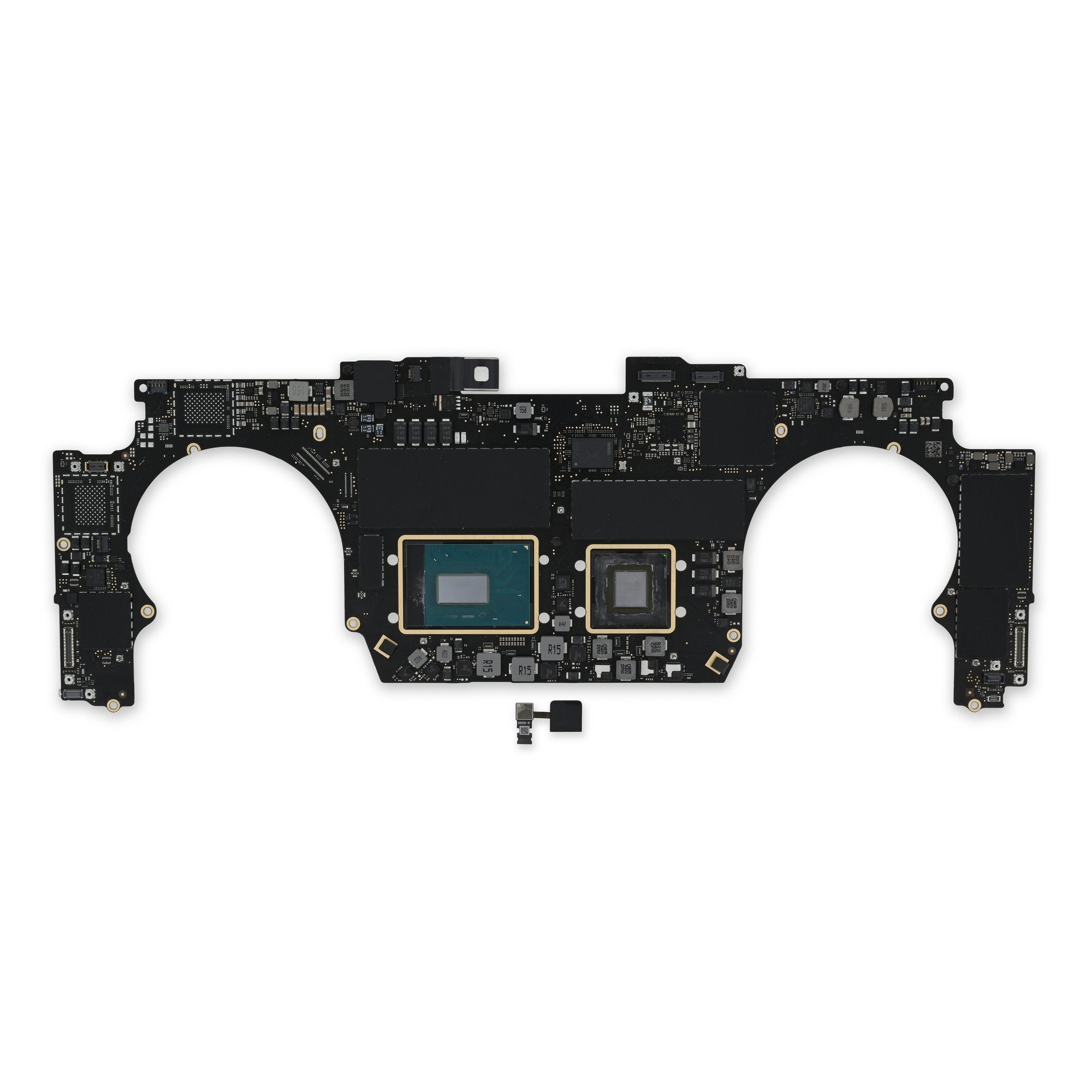MacBook Pro 15" Retina (Mid 2018) 2.6 GHz Logic Board, Radeon Pro 560X, with Paired Touch ID Sensor 16 GB RAM 512 GB Used