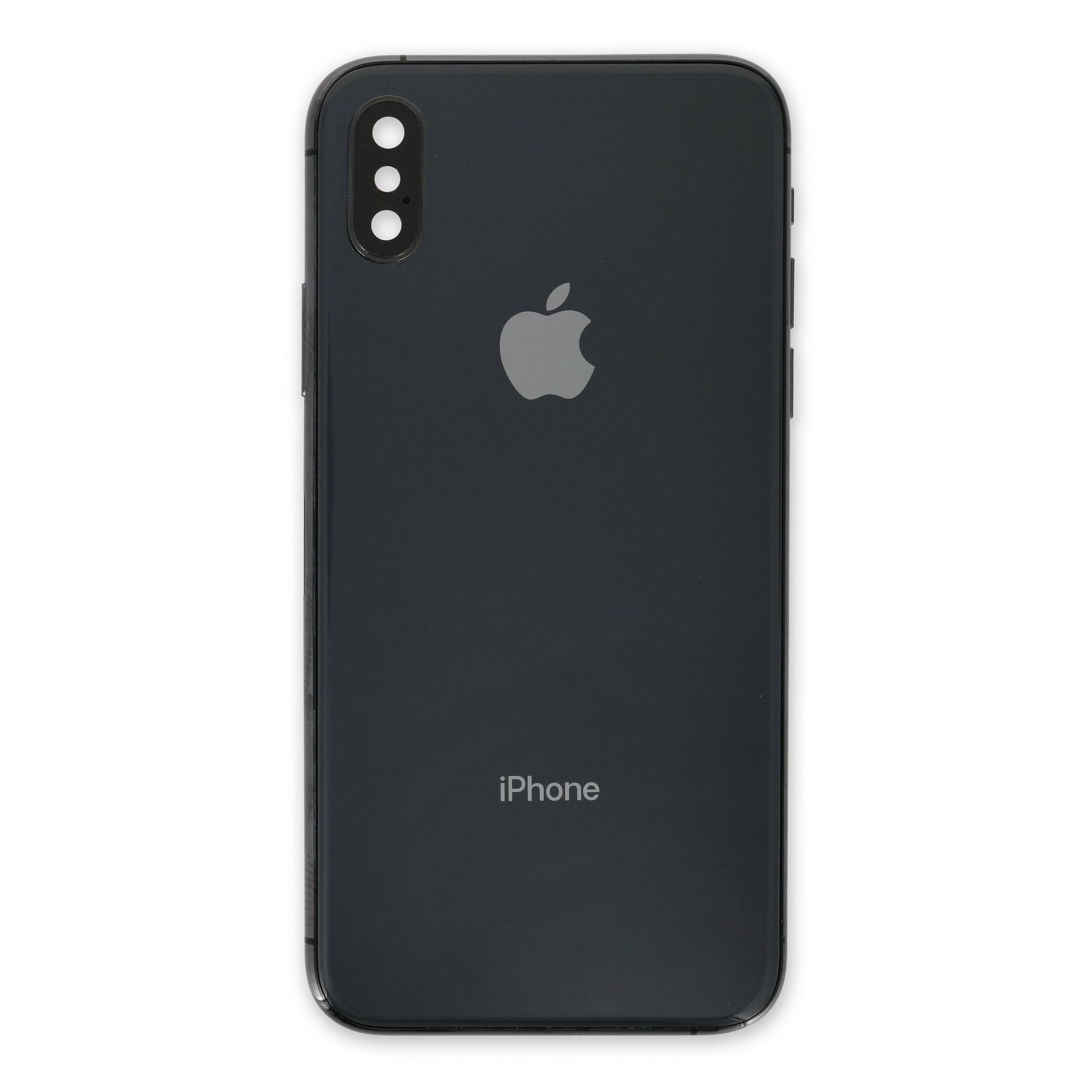 iPhone X OEM Rear Case Black Used, A-Stock