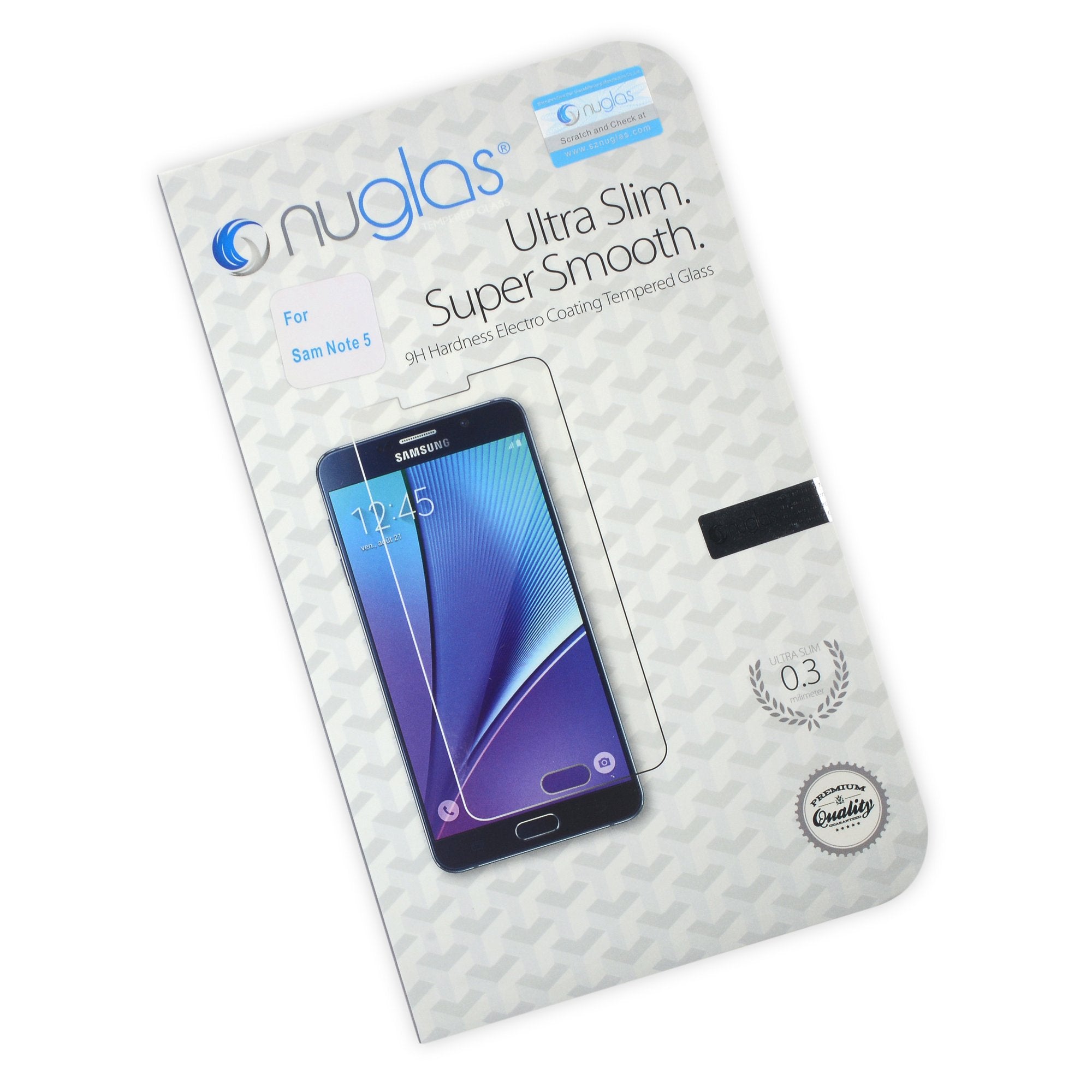 NuGlas Tempered Glass Screen Protector for Galaxy Note5