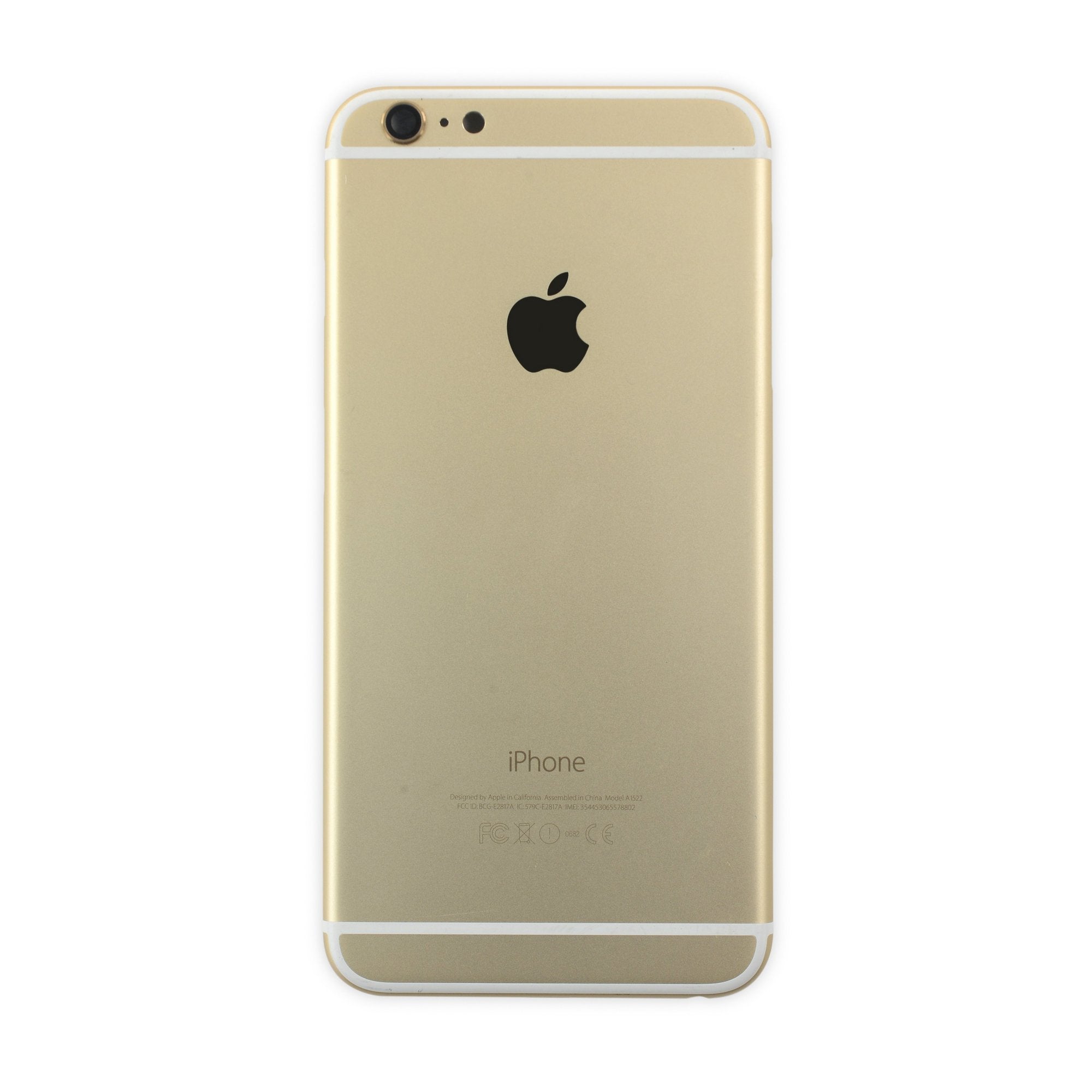 iPhone 6 Plus OEM Rear Case Gold Used, B-Stock