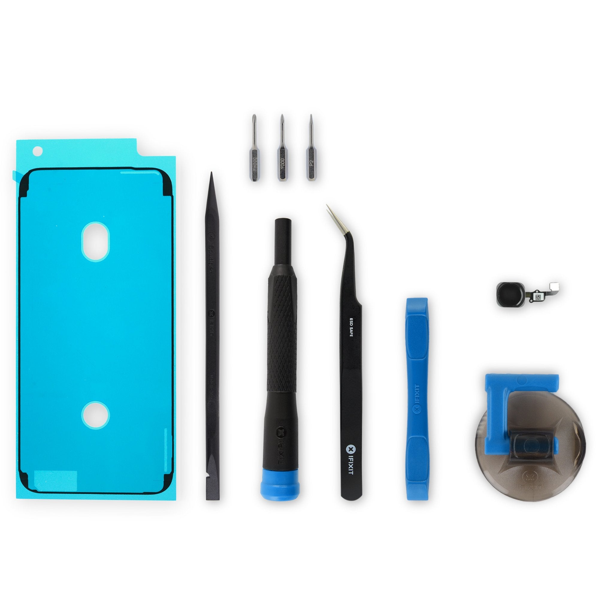 iPhone 6s Home Button Assembly Black New Fix Kit