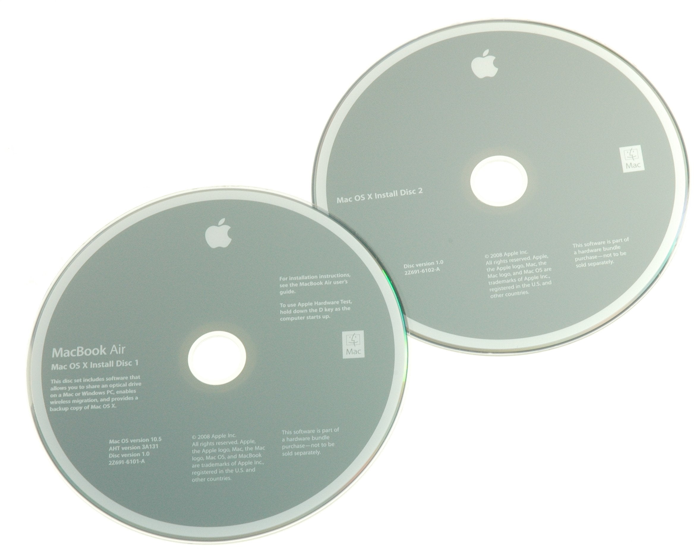 MacBook Air (Original) Restore DVDs