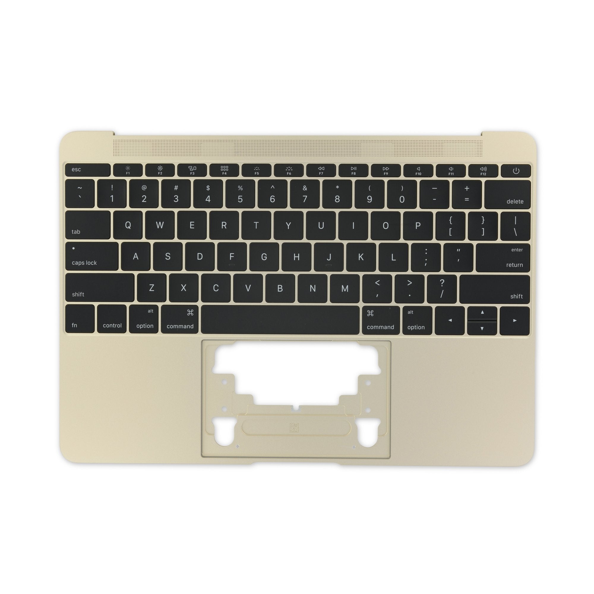 MacBook 12" Retina (Early 2015) Upper Case with Keyboard Gold Used, A-Stock