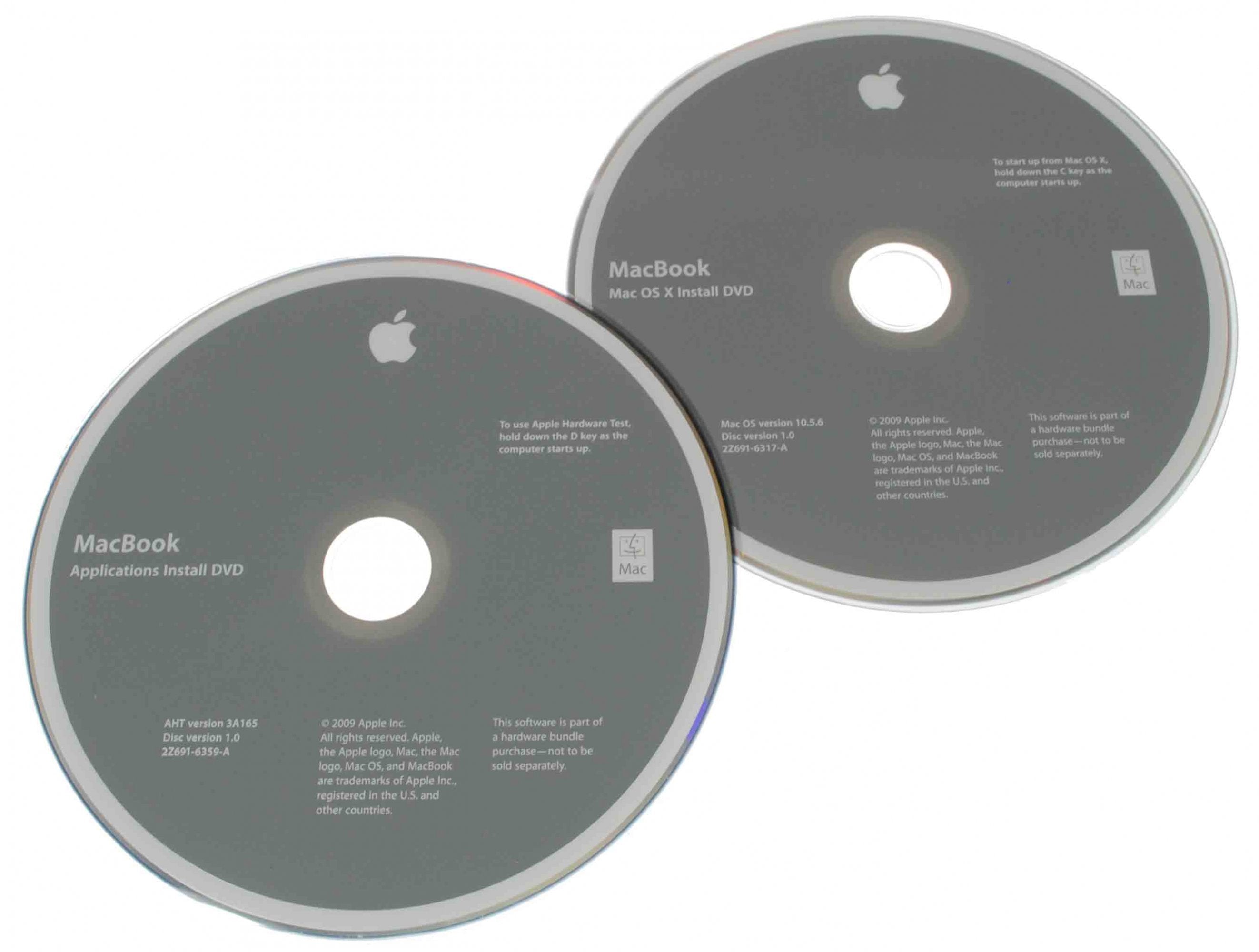MacBook (Early/Mid 2009) Restore DVDs