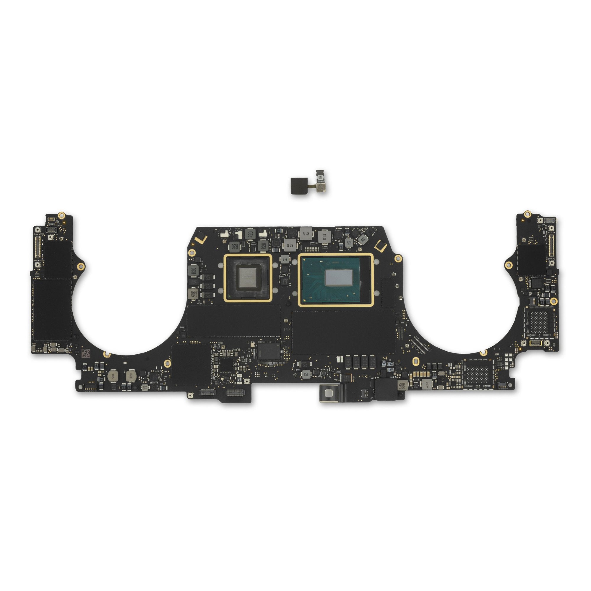 MacBook Pro 15" Retina (Mid 2018) 2.2 GHz Logic Board, Radeon Pro 555X, with Paired Touch ID Sensor 16 GB RAM 256 GB Used