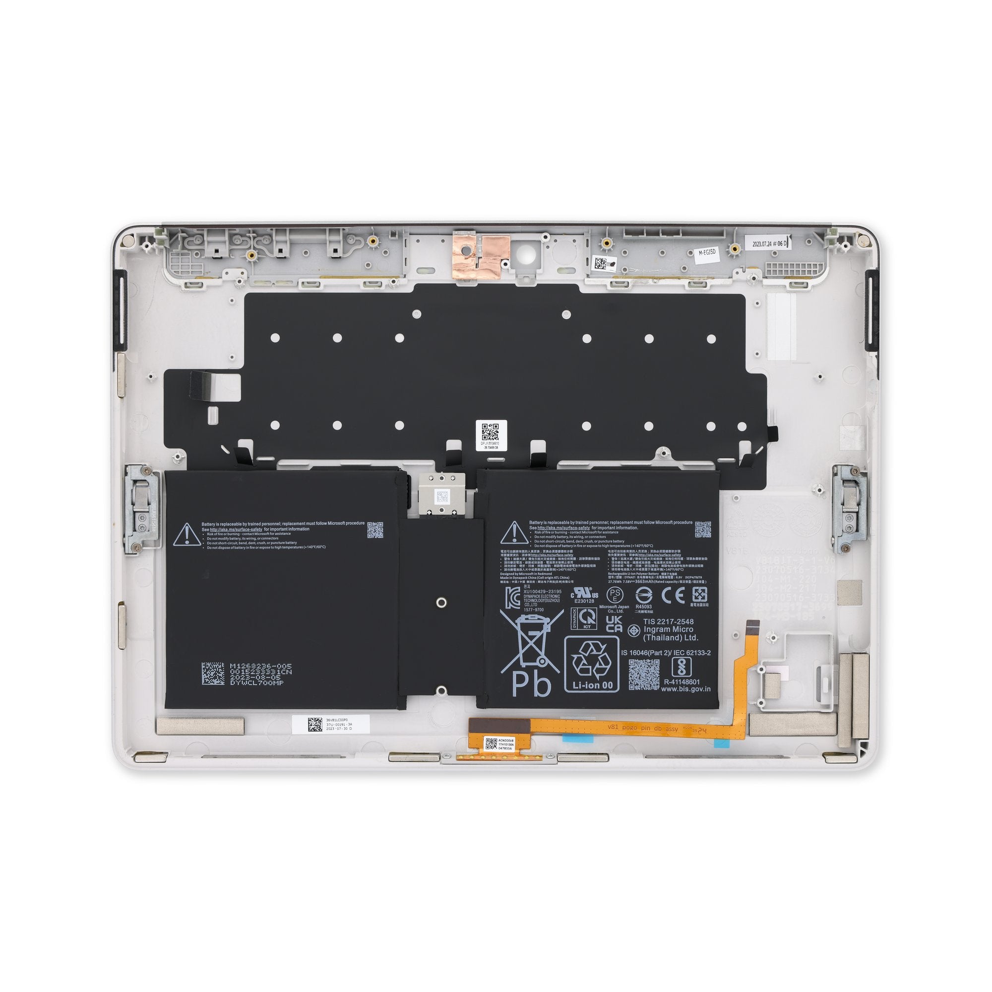 Surface Go 4 Lower Case and Battery - Genuine New Part Only