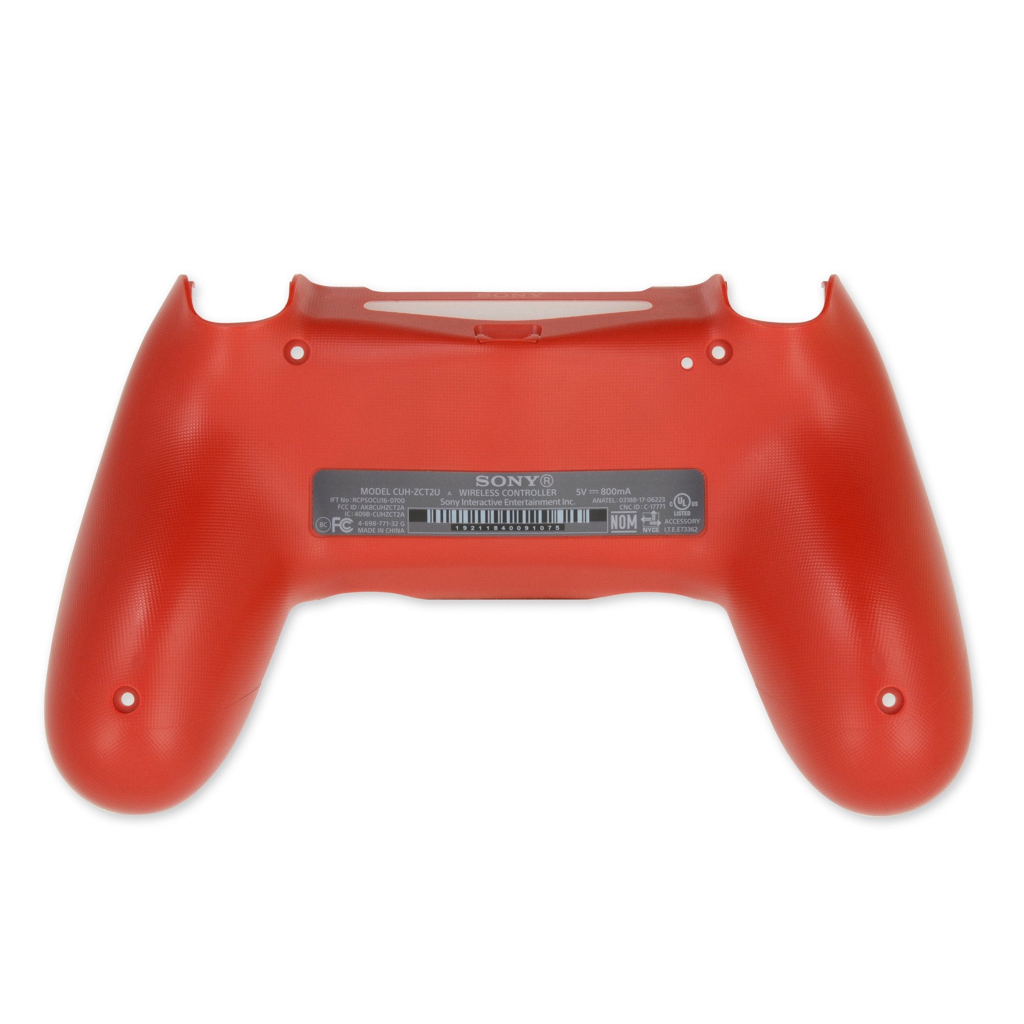 DualShock 4 Controller Rear Panel (CUH-ZCT2U) Red Used, A-Stock