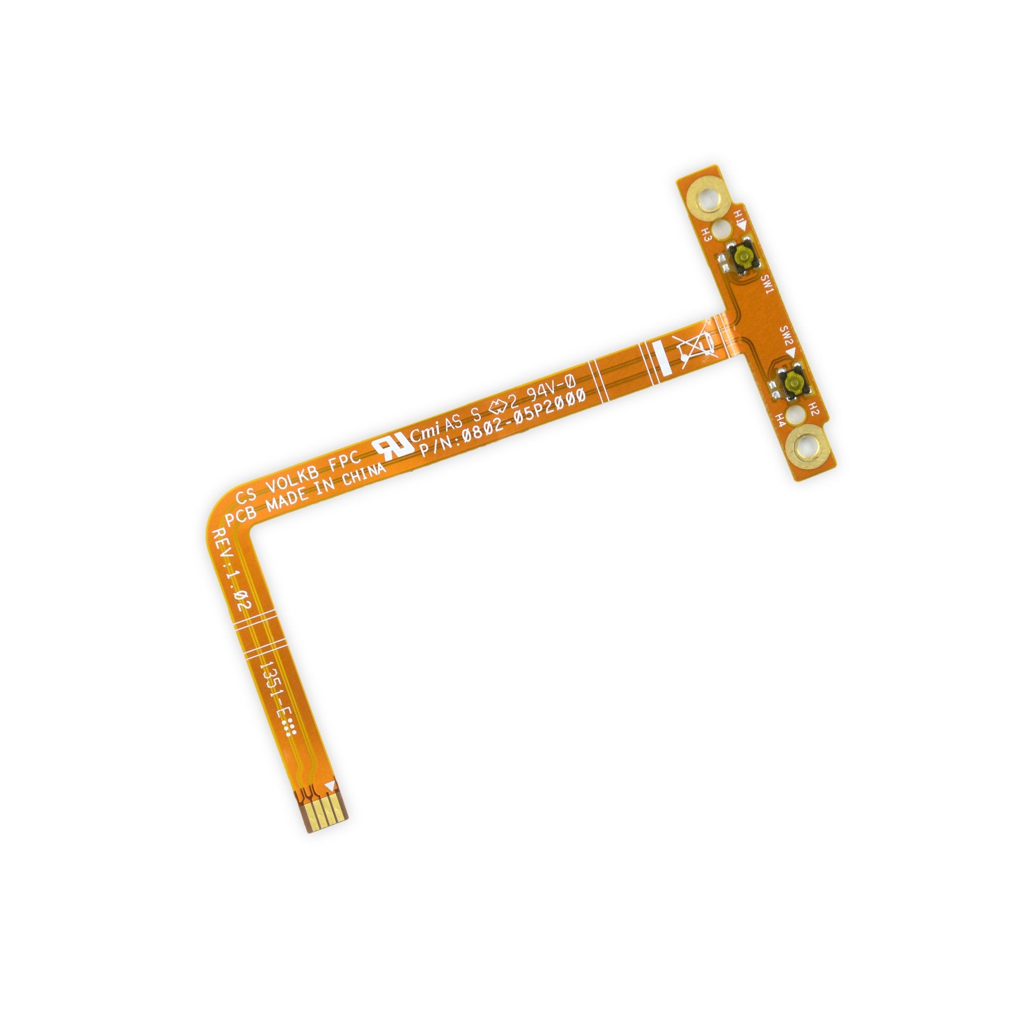 Dell XPS 18 Volume Button Board