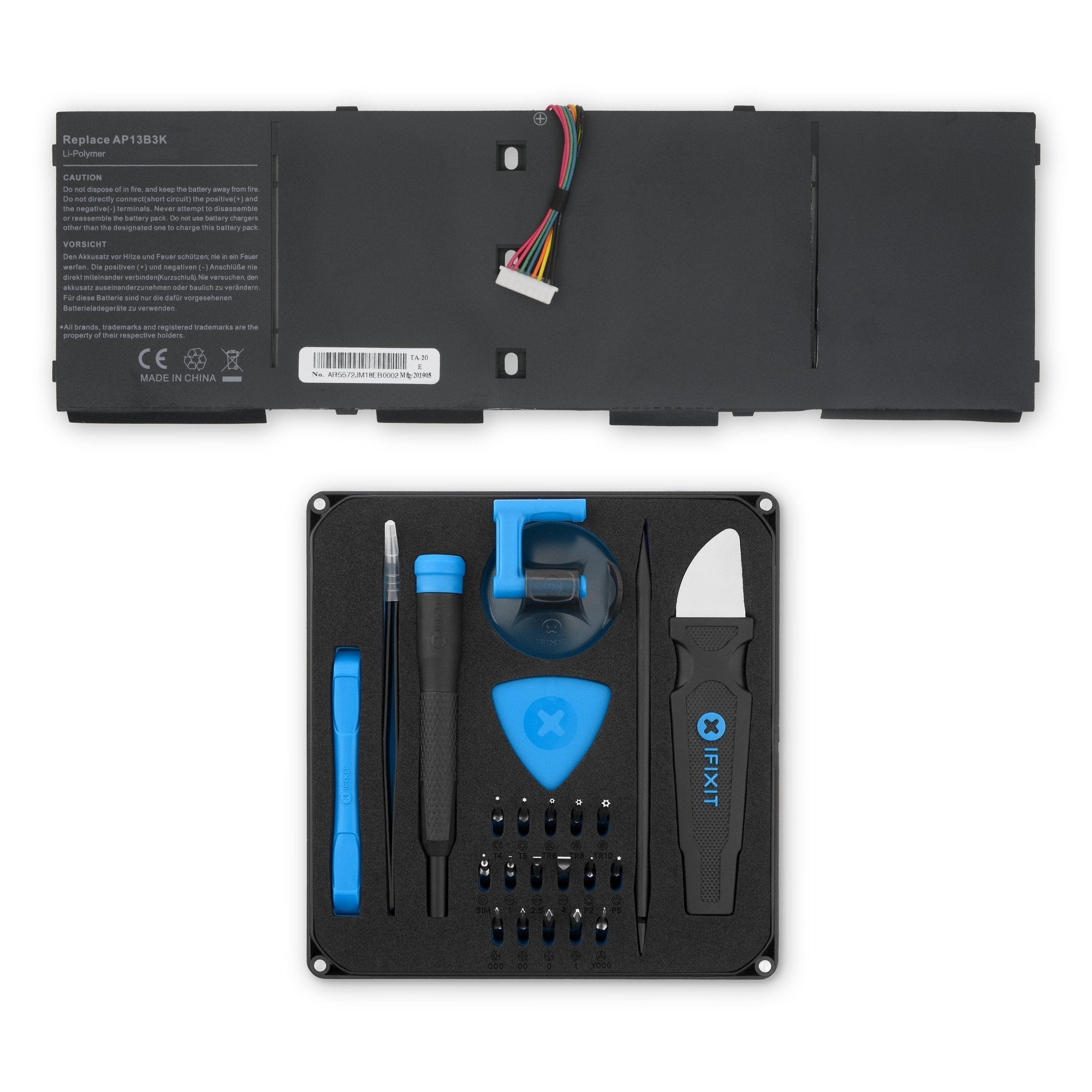 Acer AP13B3K and AP13B8K Laptop Battery New Fix Kit