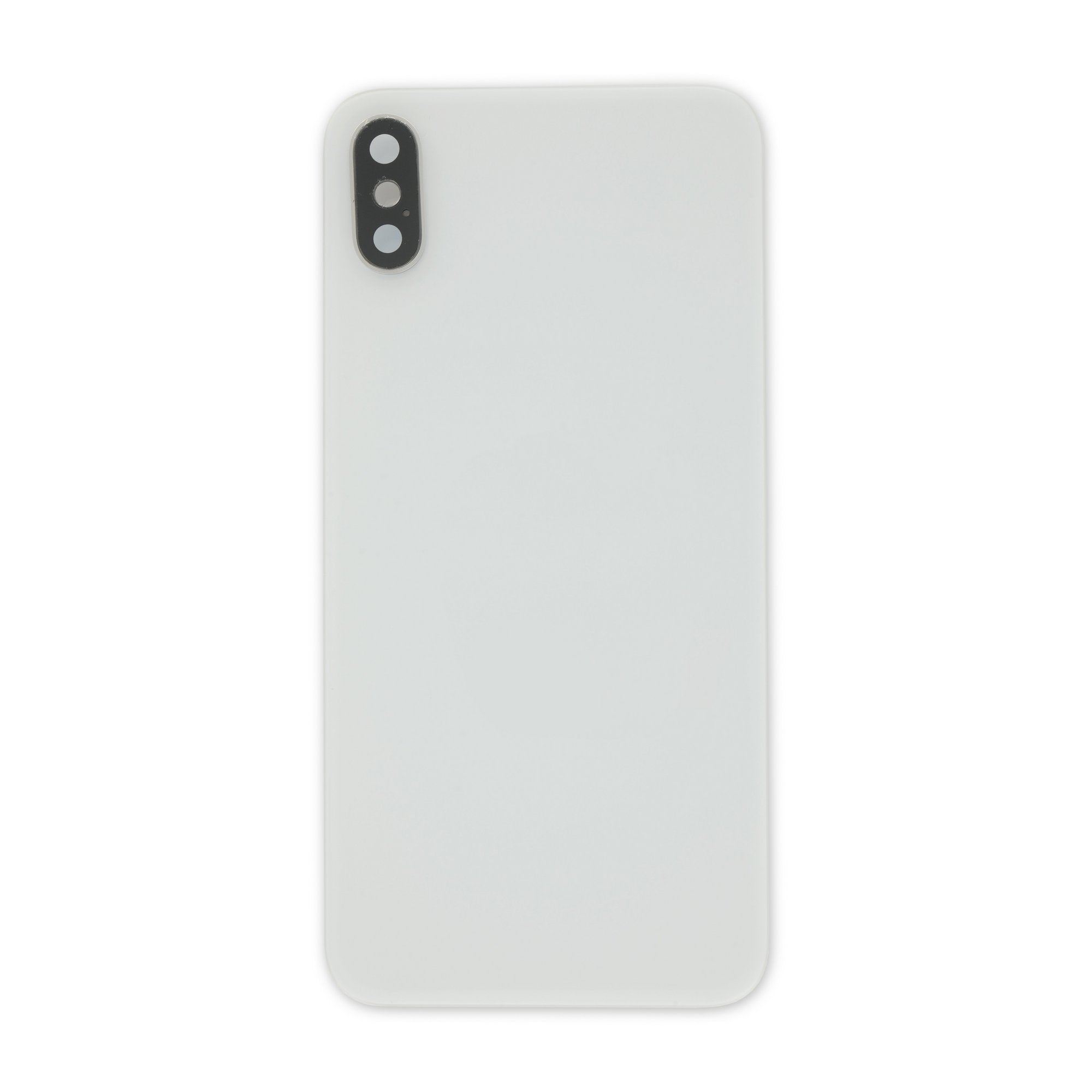 iPhone XS Aftermarket Blank Rear Glass Panel with Lens Cover White New