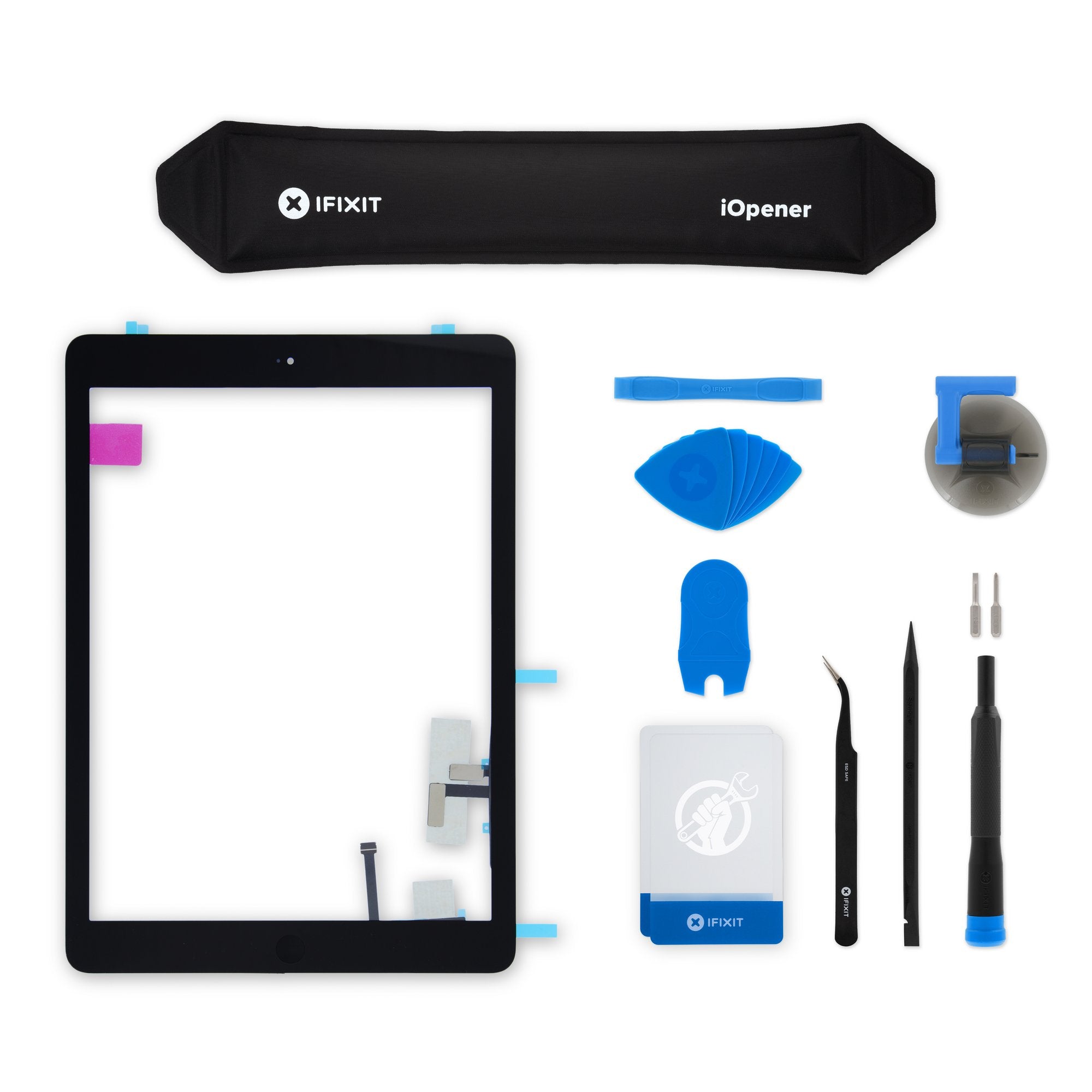 iPad Air Screen Digitizer Black New Fix Kit