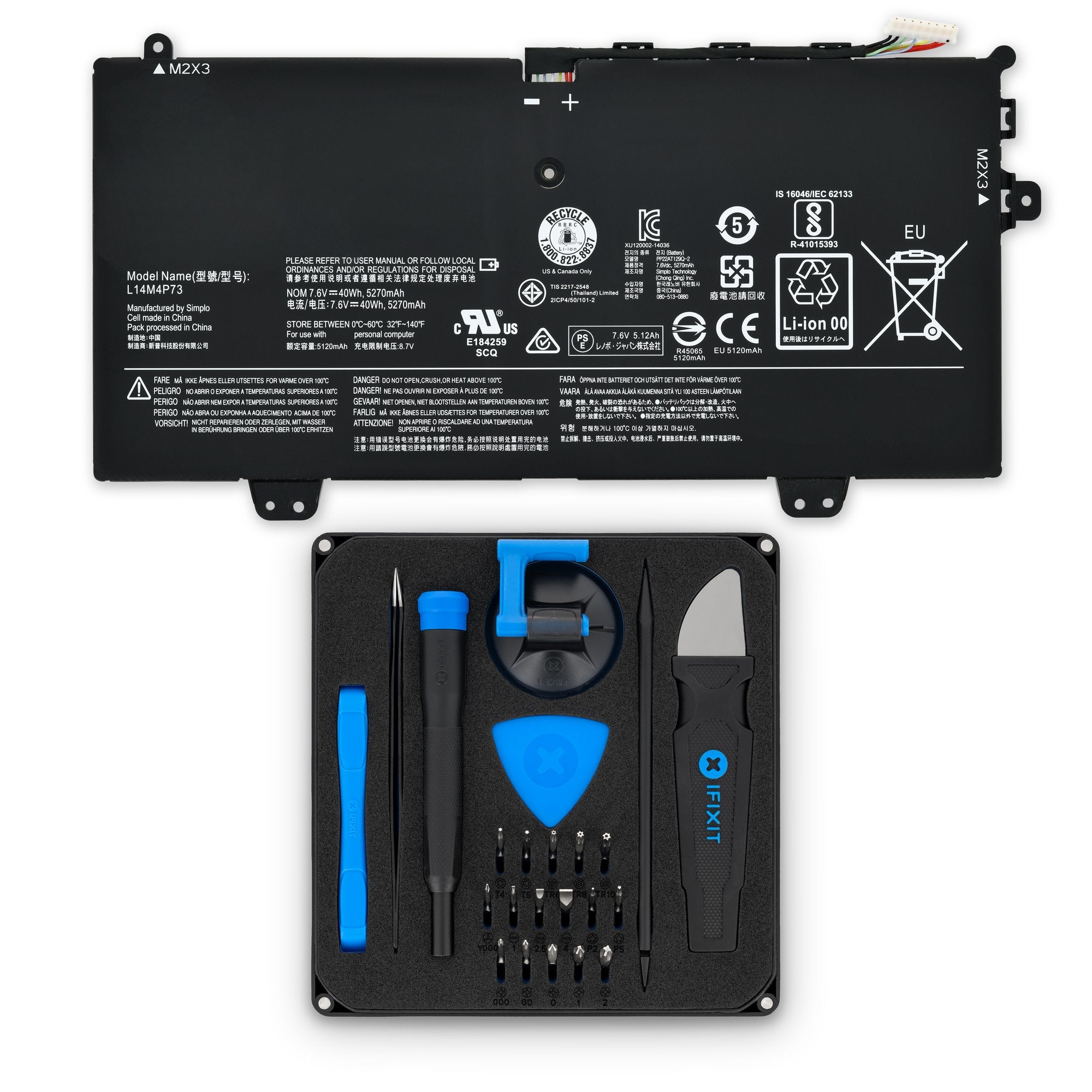 Lenovo Yoga 700-11ISK Battery New Fix Kit