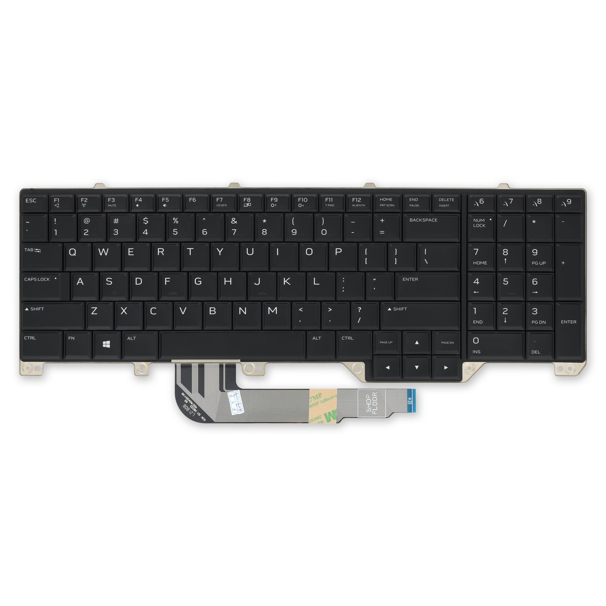 Dell Alienware 17 R4 Backlit Keyboard - 0WN4Y New
