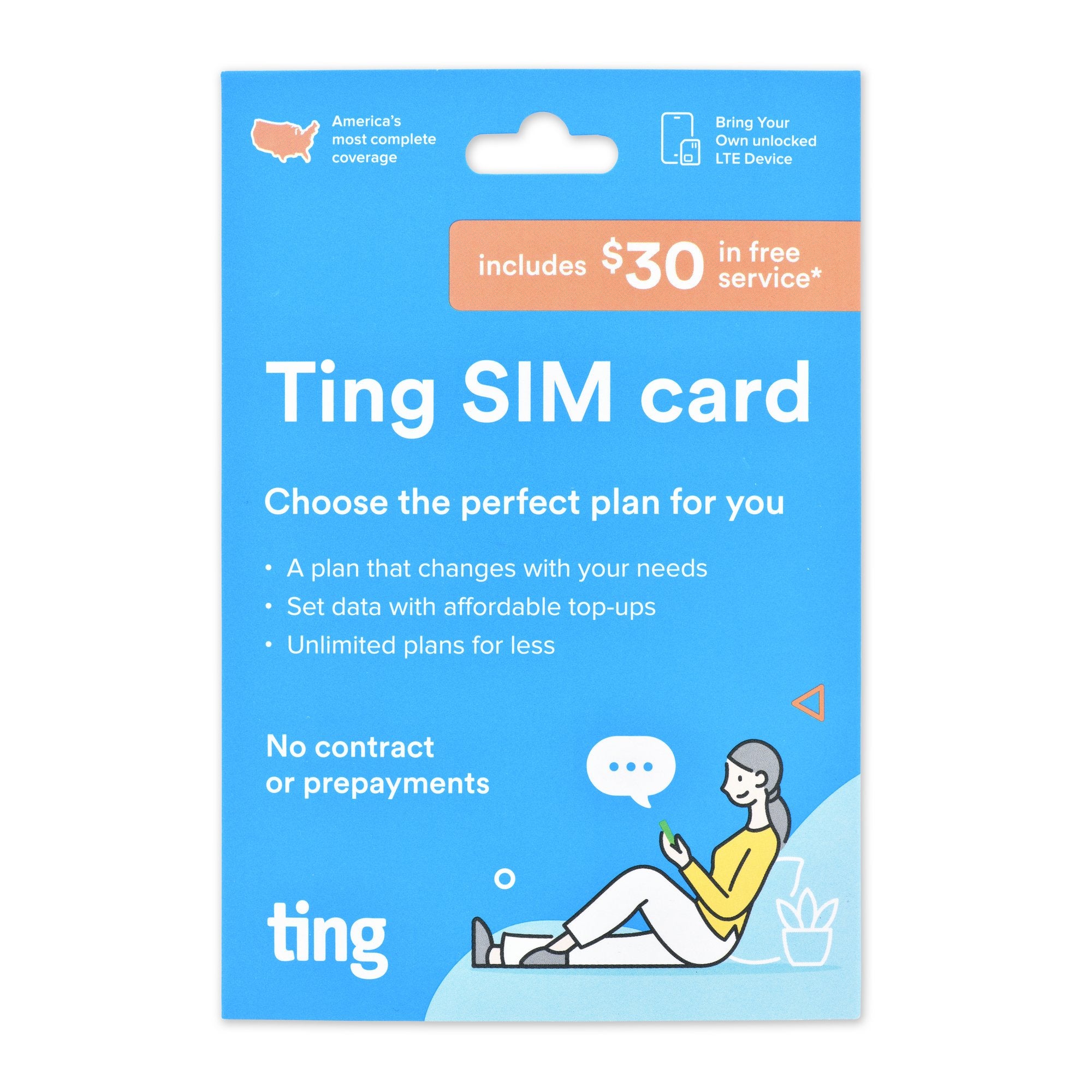 Ting SIM Card New