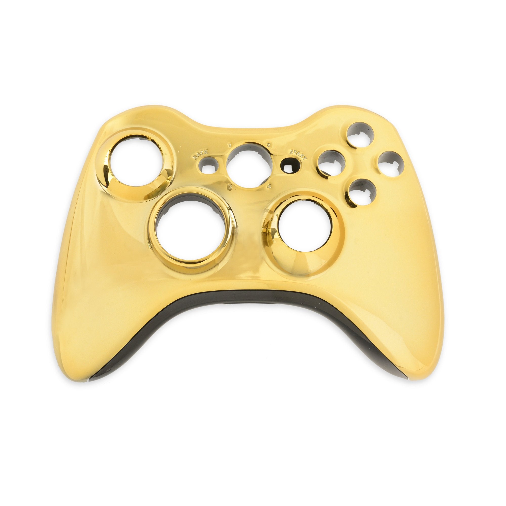 Xbox 360 Wireless Controller Front Panel (Transforming D-Pad) Gold Used, A-Stock