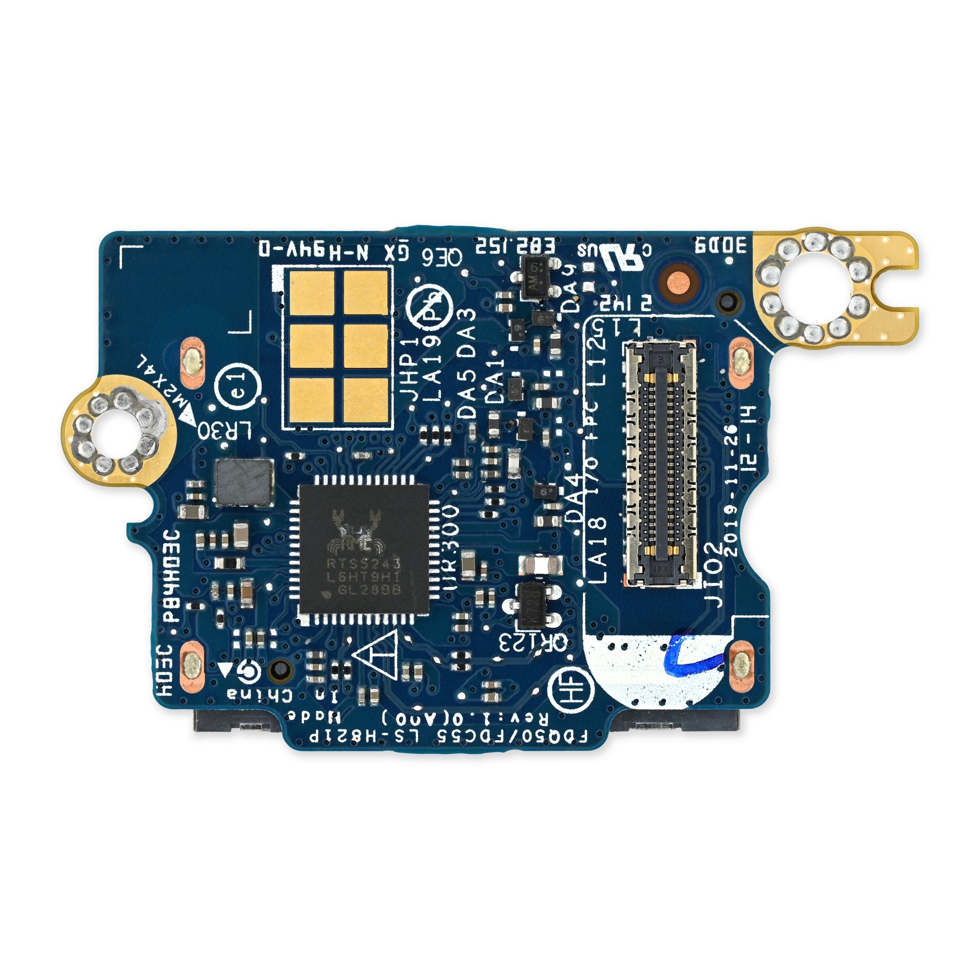 Dell XPS 15 9510 SD Card Reader Daughterboard Used