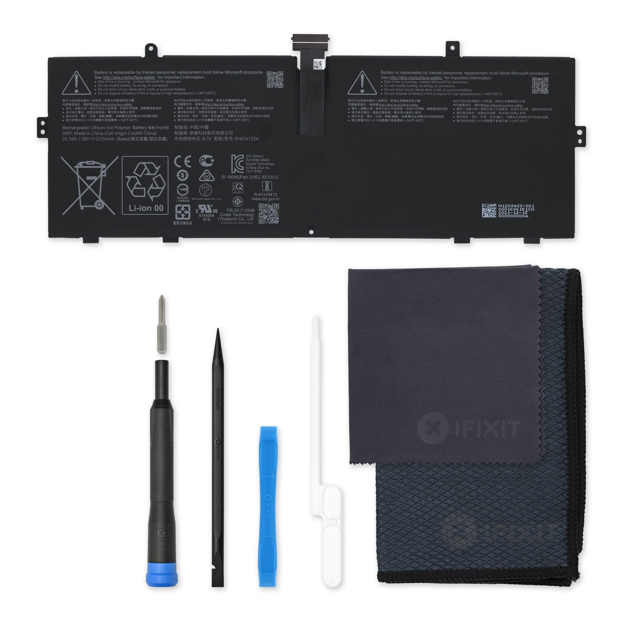 Surface Laptop Go 3 Battery - Genuine New Fix Kit