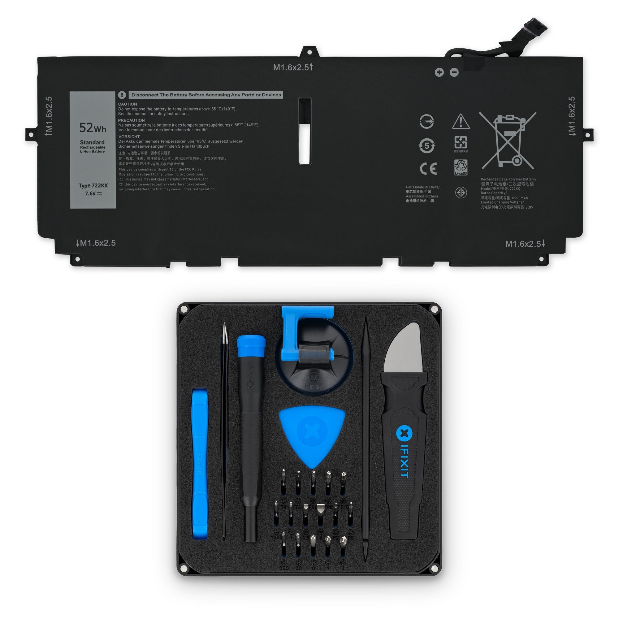 Dell XPS 13 9300 and 9310 Battery New Fix Kit