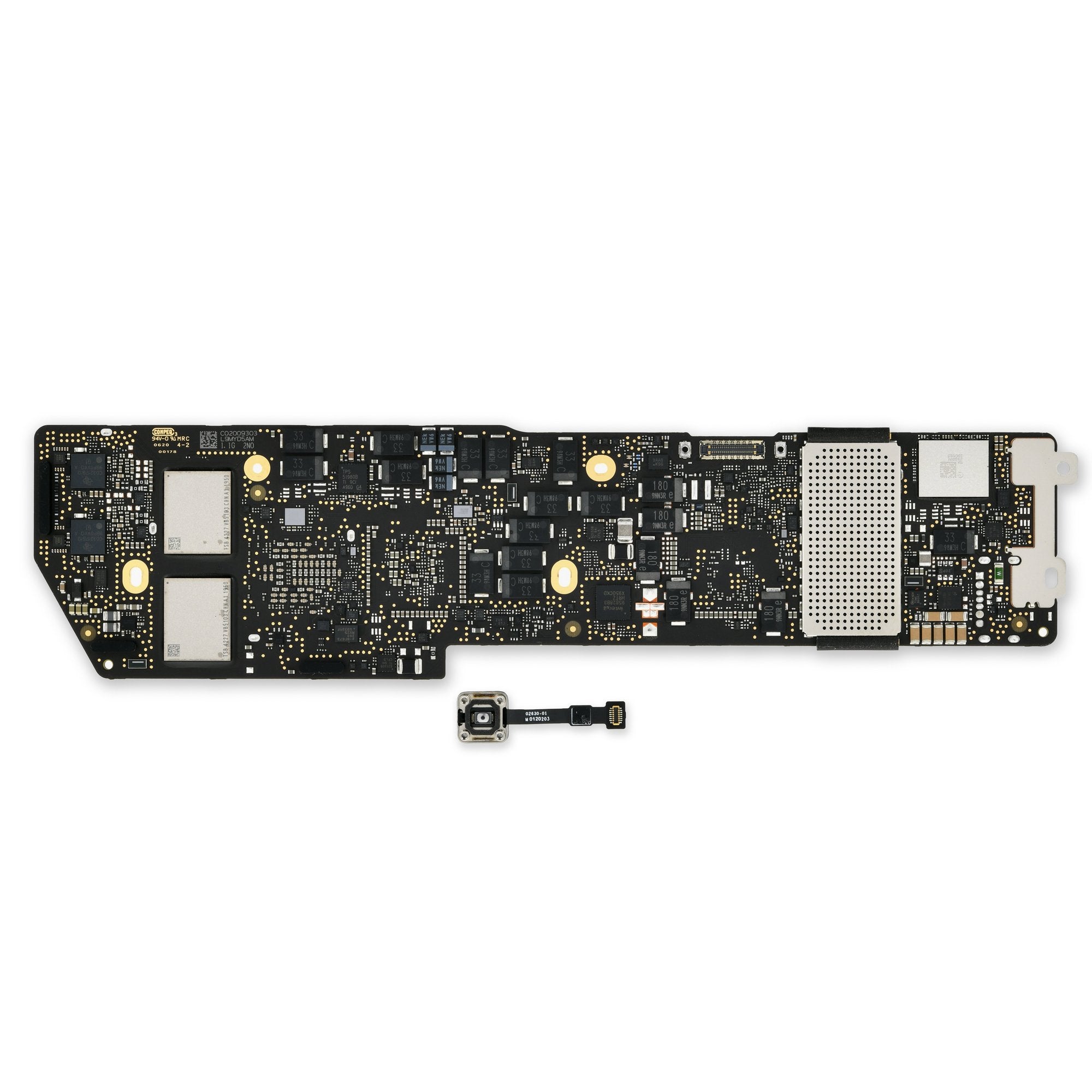 MacBook Air 13" (A2179, Early 2020) 1.1 GHz Core i3 Logic Board with Paired Touch ID Sensor 8 GB RAM 128 GB Used