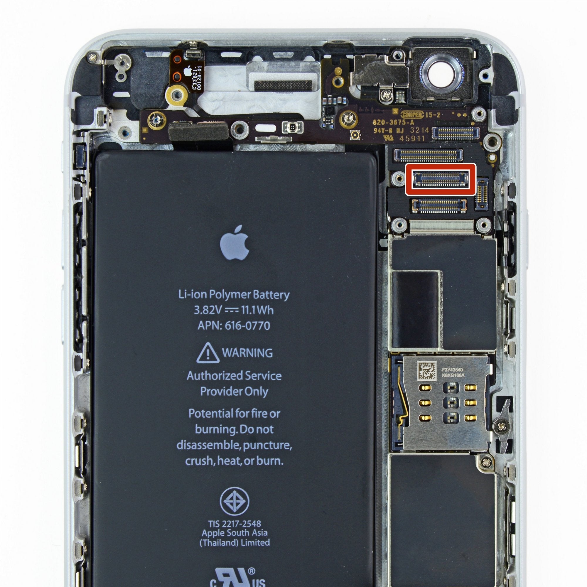 iPhone 6 Plus LCD FPC Connector (J2019)