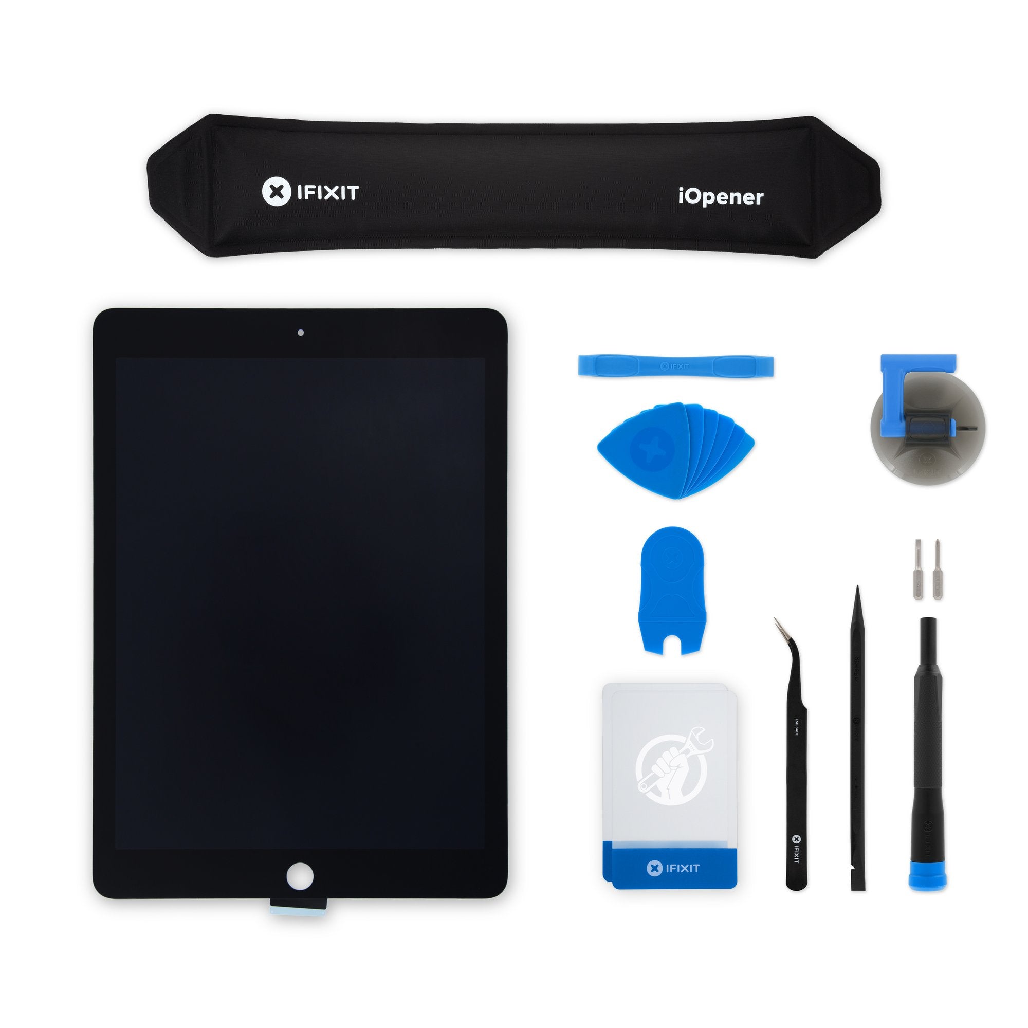 iPad Air 2 Screen Black New Fix Kit