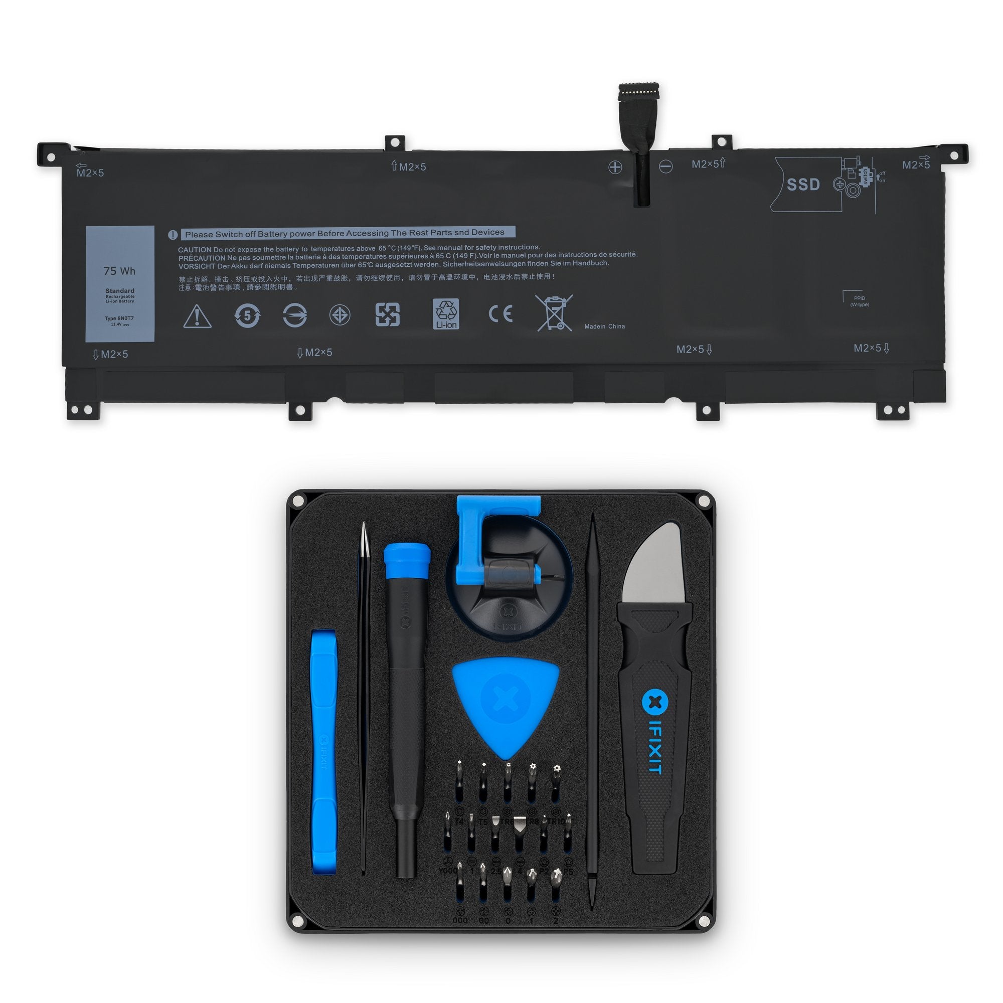Dell XPS 15 9575 Battery New Fix Kit
